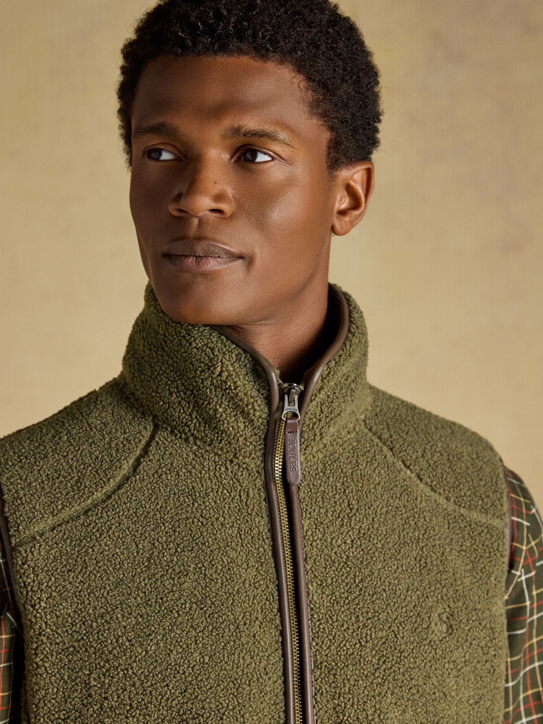 Green Heritage Borg Fleece Gilet - Image 6 of 11