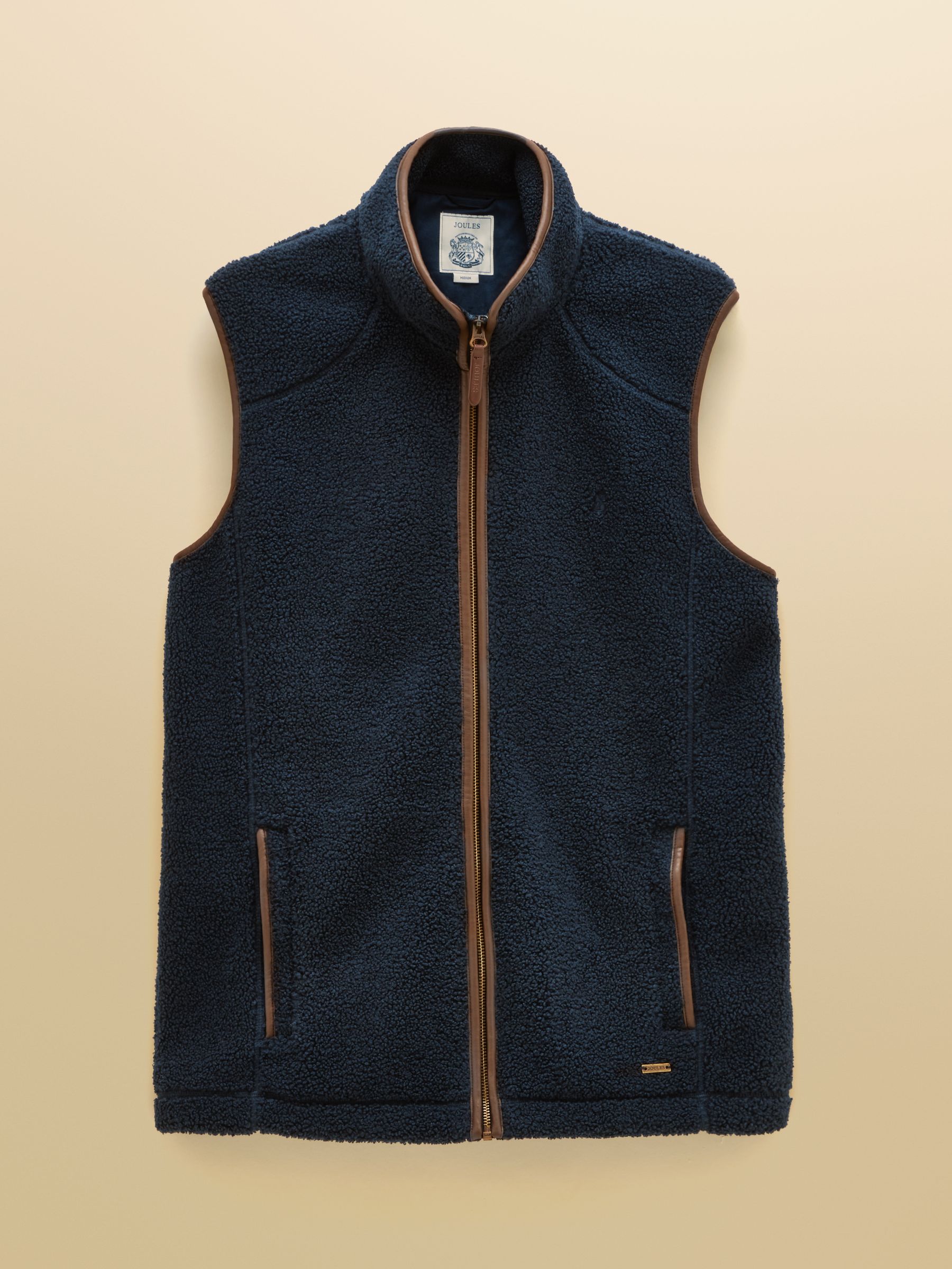 Navy Heritage Borg Fleece Gilet - Image 10 of 10