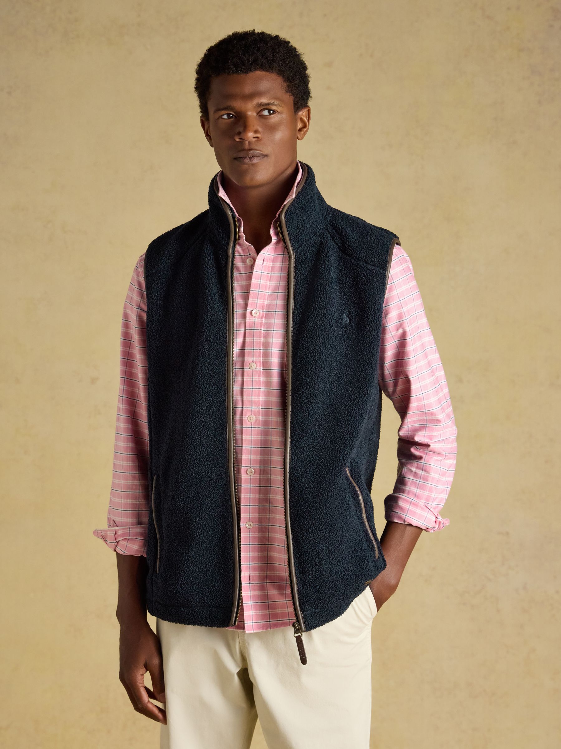 Navy Heritage Borg Fleece Gilet - Image 5 of 10