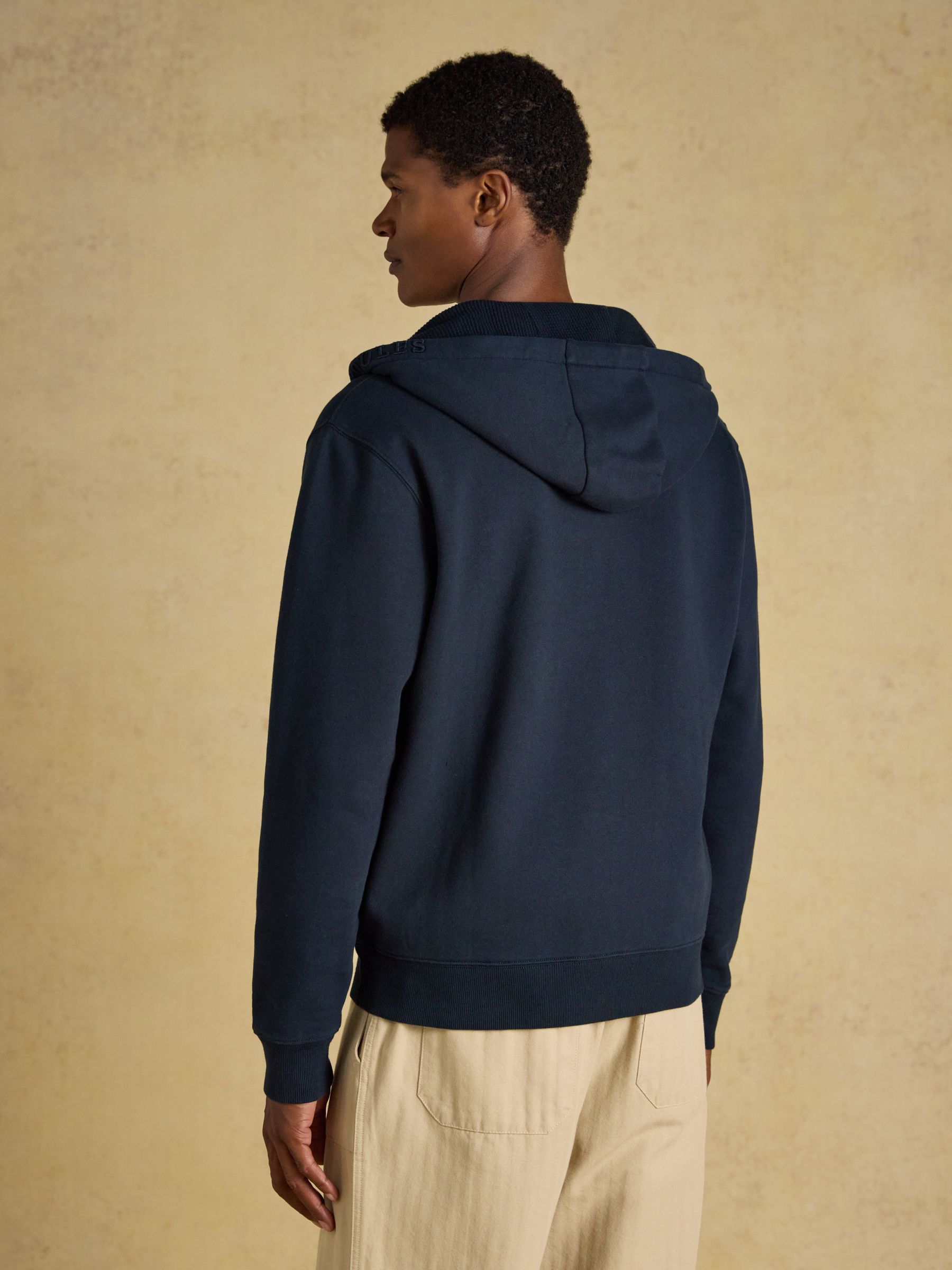 Navy Zip Through Hoodie - Image 2 of 7 Navy Zip Through Hoodie - Image 2 of 7