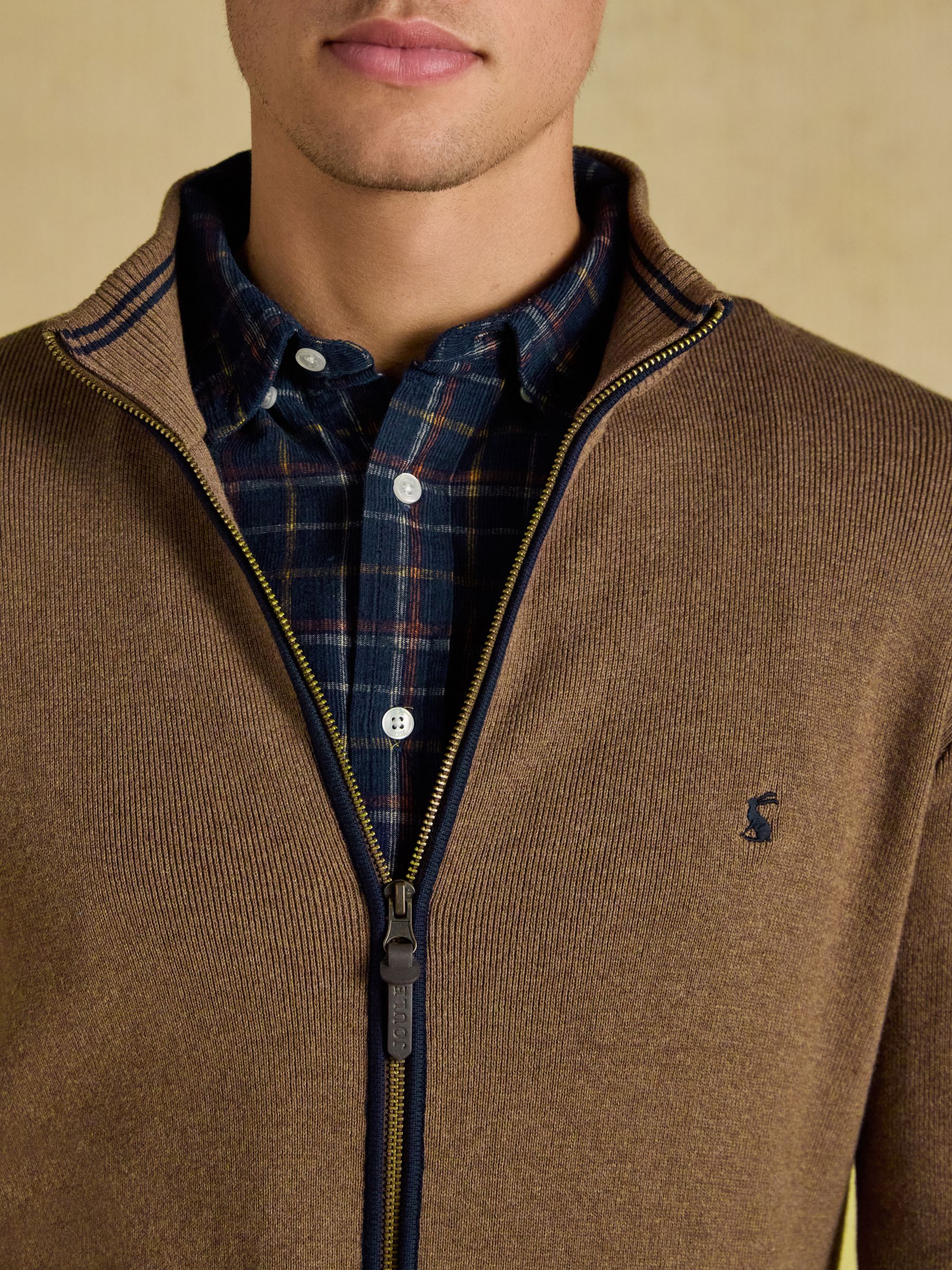 Hillside Brown Knitted Cardigan - Image 3 of 7