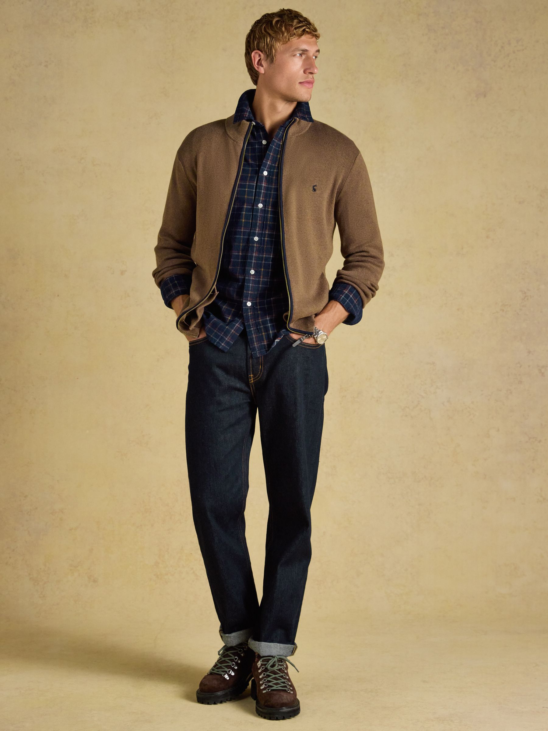 Hillside Brown Knitted Cardigan - Image 5 of 7