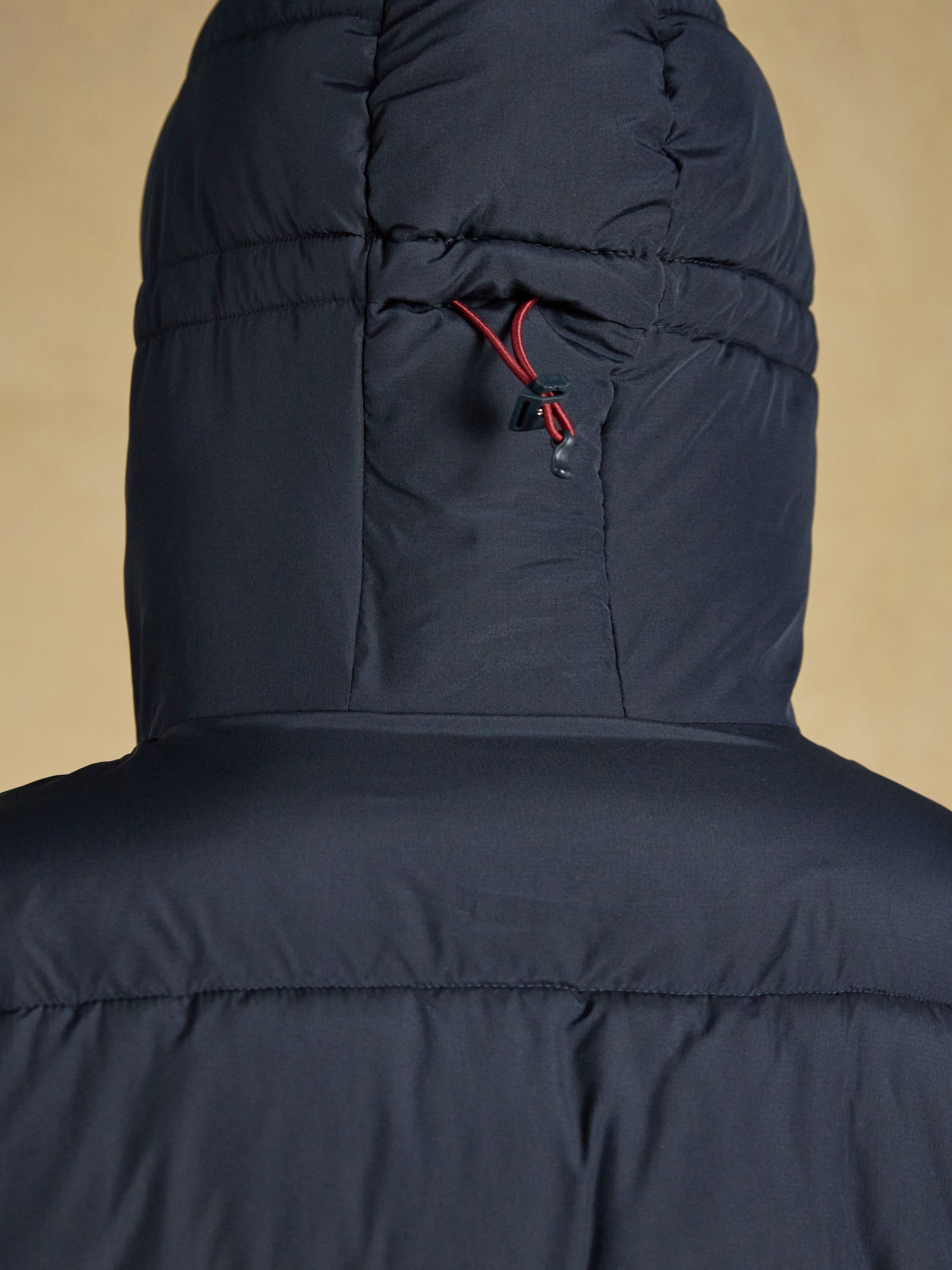 Croft Navy Heavyweight Padded Coat - Image 9 of 10