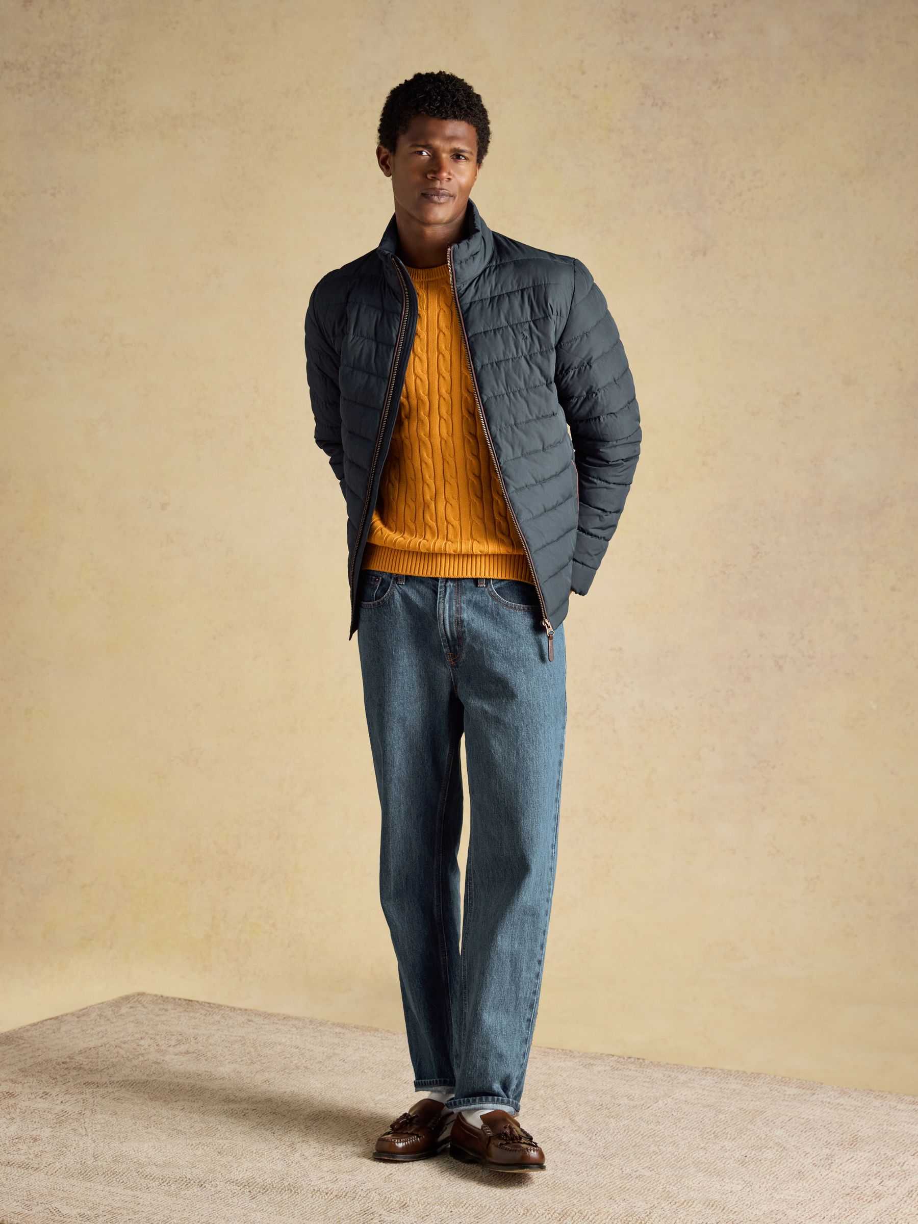 Navy Heritage Padded Coat - Image 5 of 10