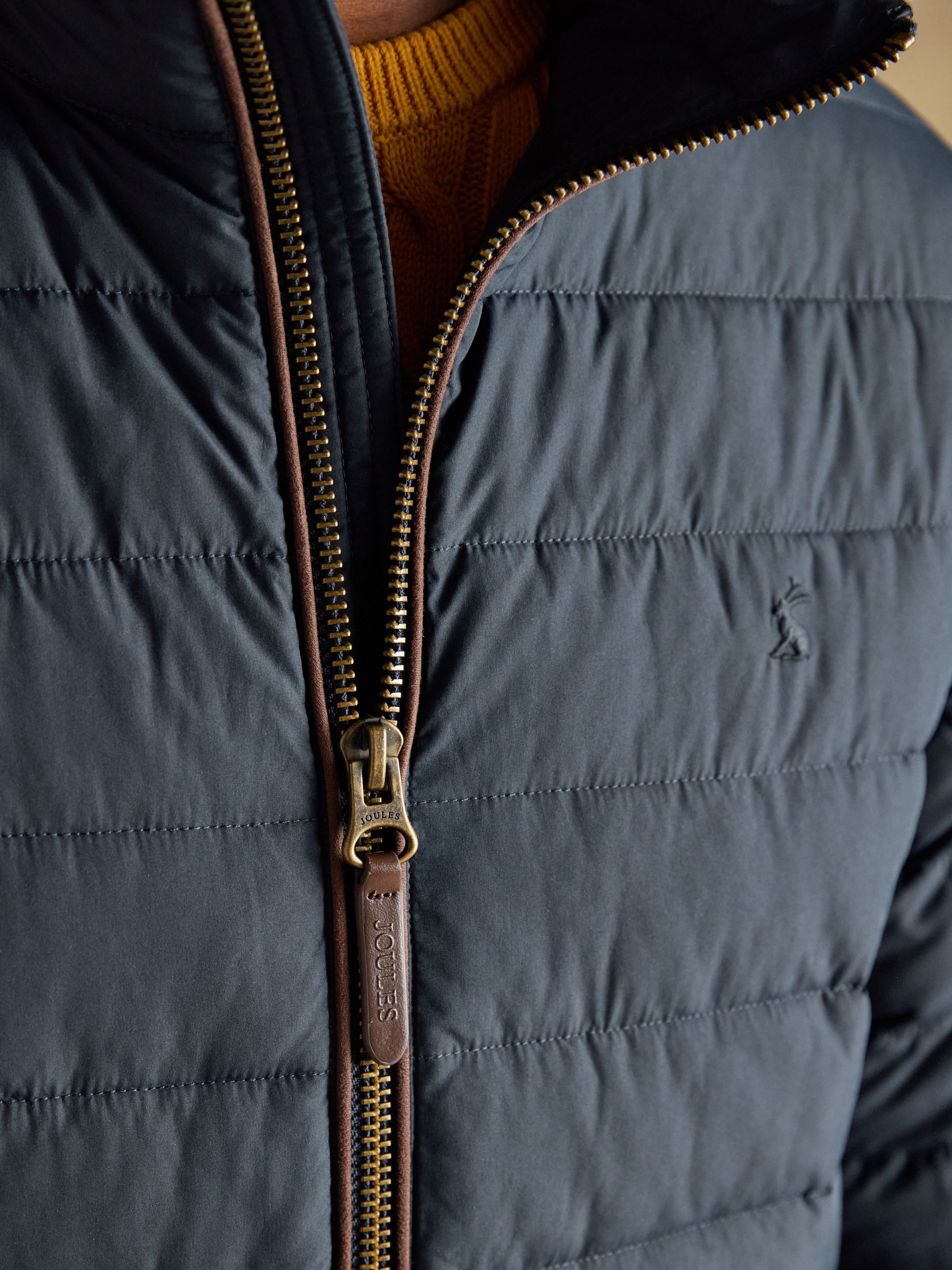 Navy Heritage Padded Coat - Image 6 of 10