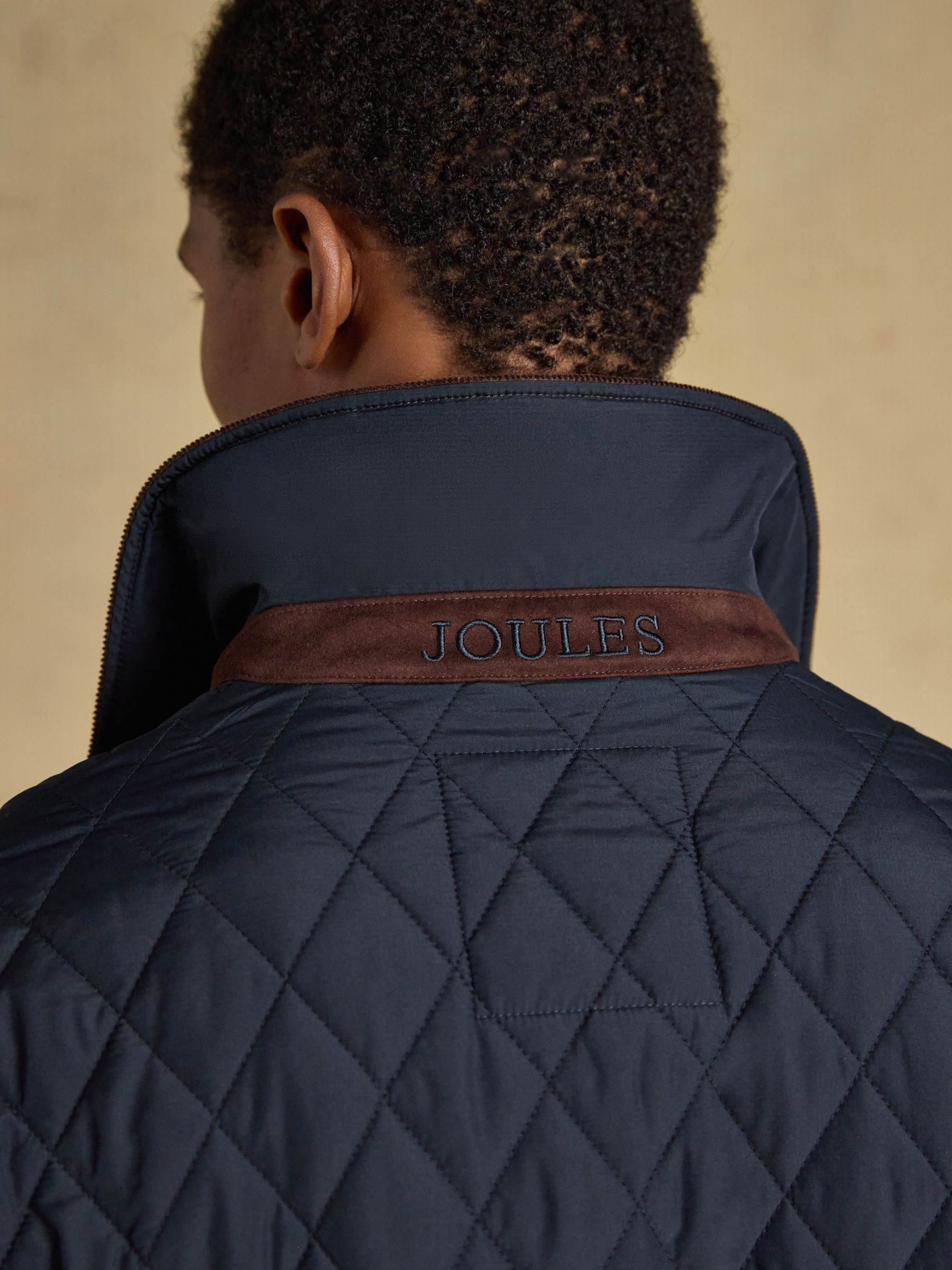 Navy Quilted Jacket - Image 7 of 9