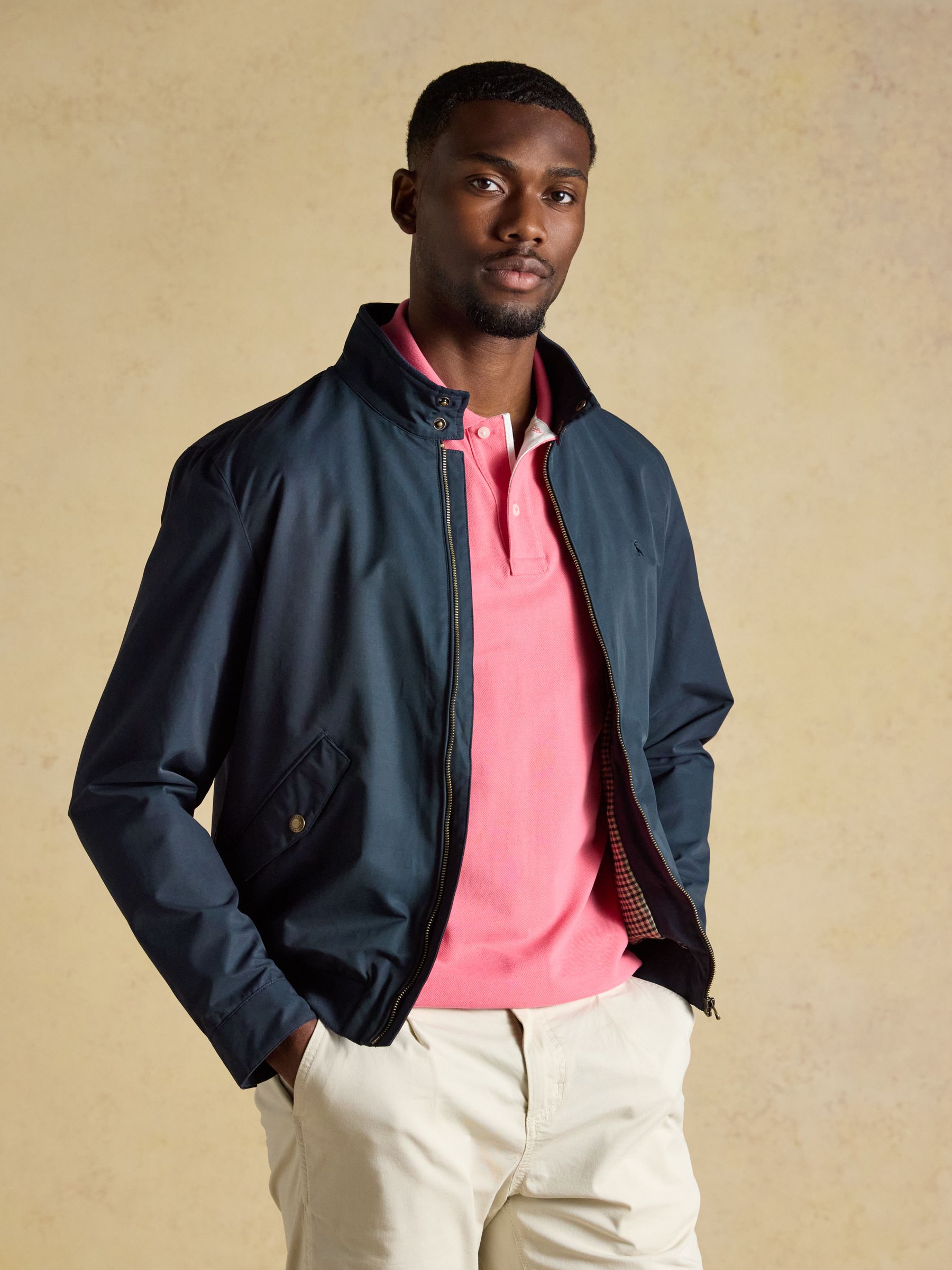Navy Harrington Jacket - Image 7 of 11