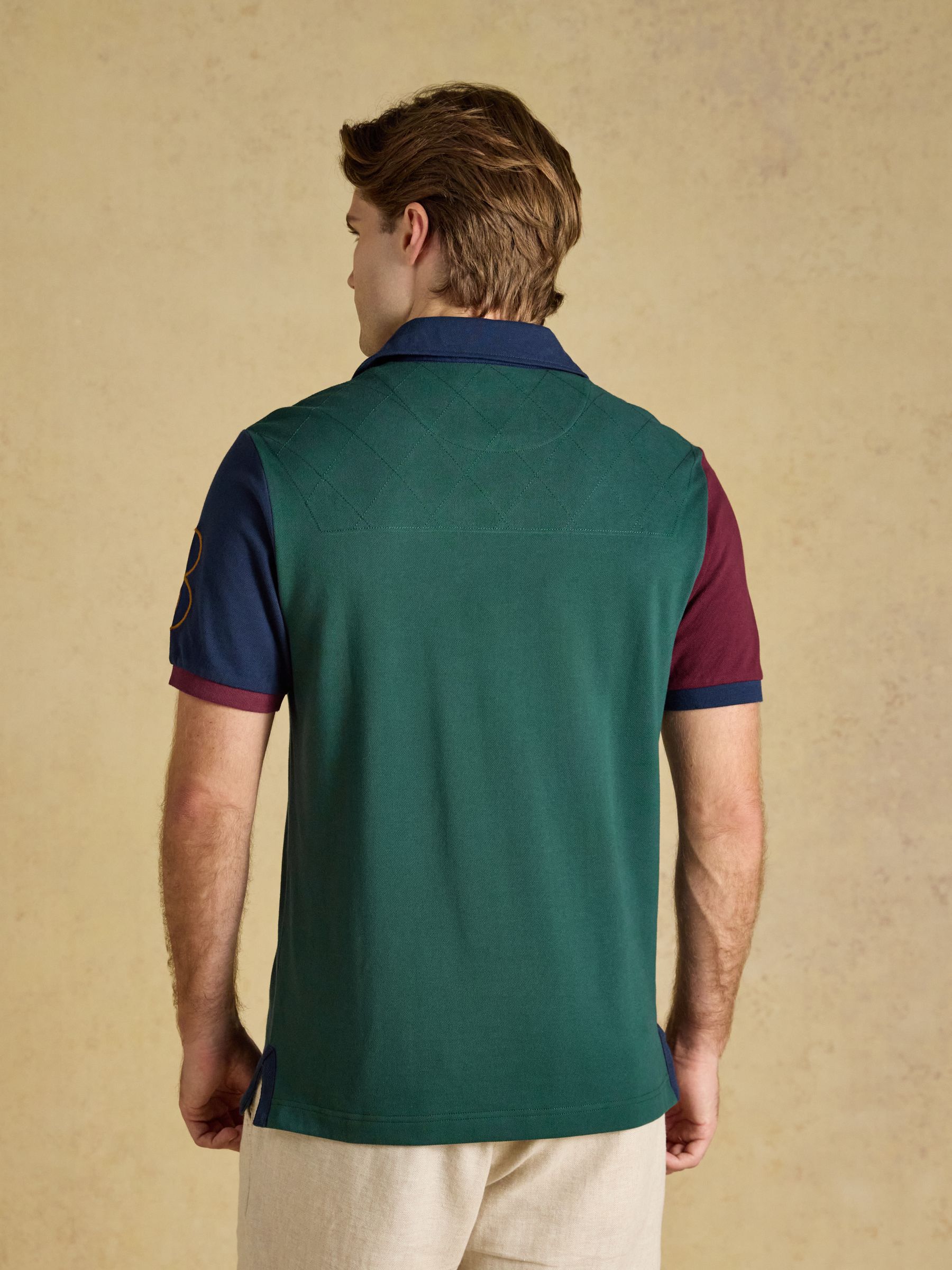 Woody Green Embellished Cotton Pique Polo Shirt - Image 2 of 8 Woody Green Embellished Cotton Pique Polo Shirt - Image 2 of 8