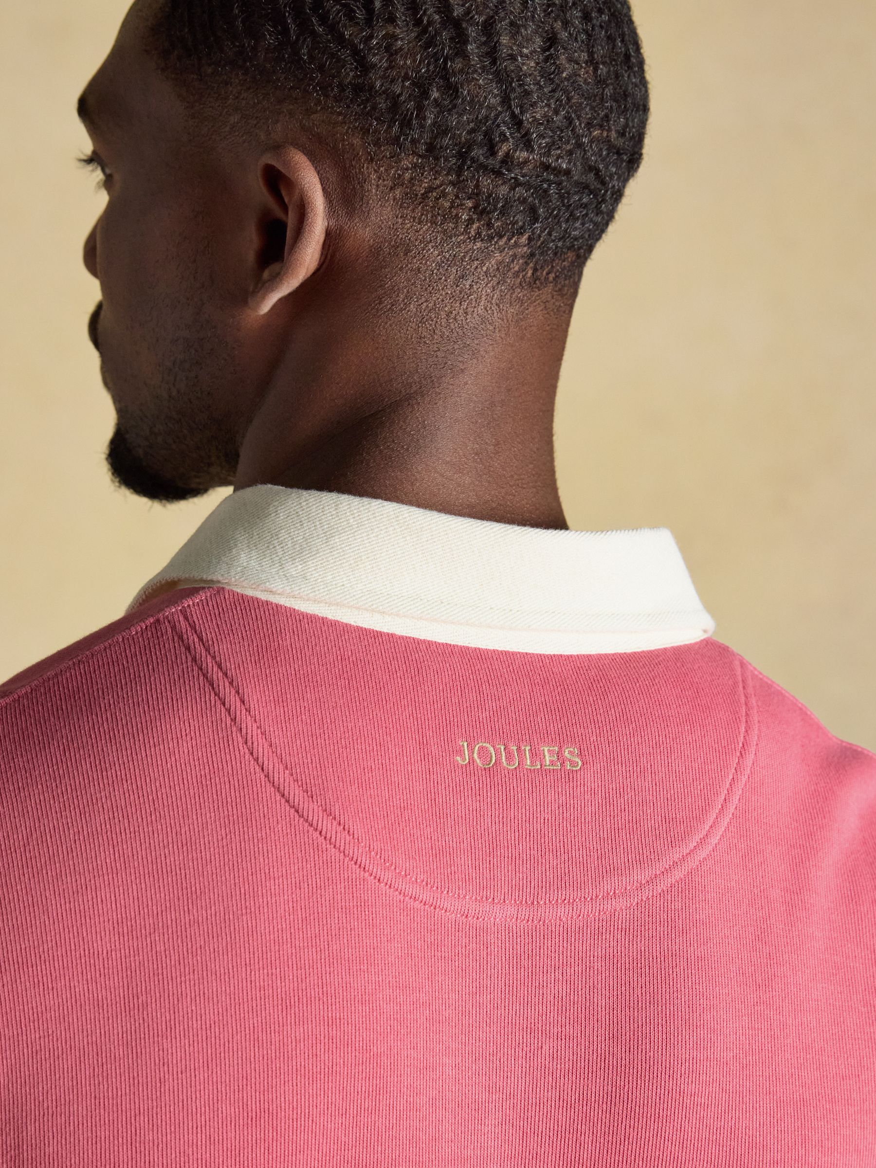 Blue & Pink French Rib Long Sleeve Rugby Shirt - Image 11 of 12