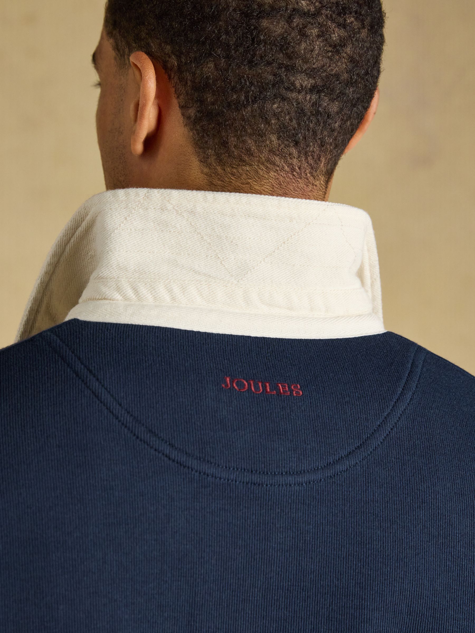 Green & Navy French Rib Long Sleeve Rugby Shirt - Image 8 of 10