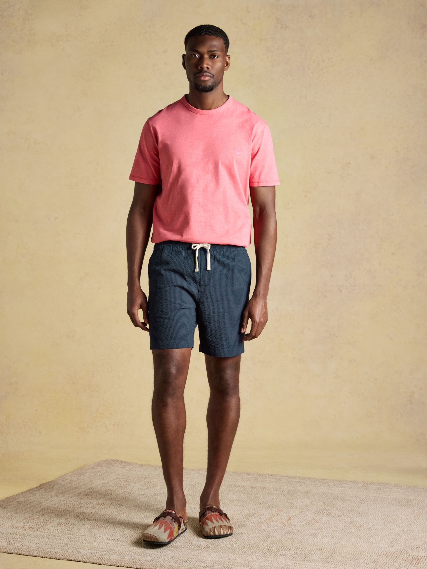 Navy Seersucker Shorts - Image 5 of 10