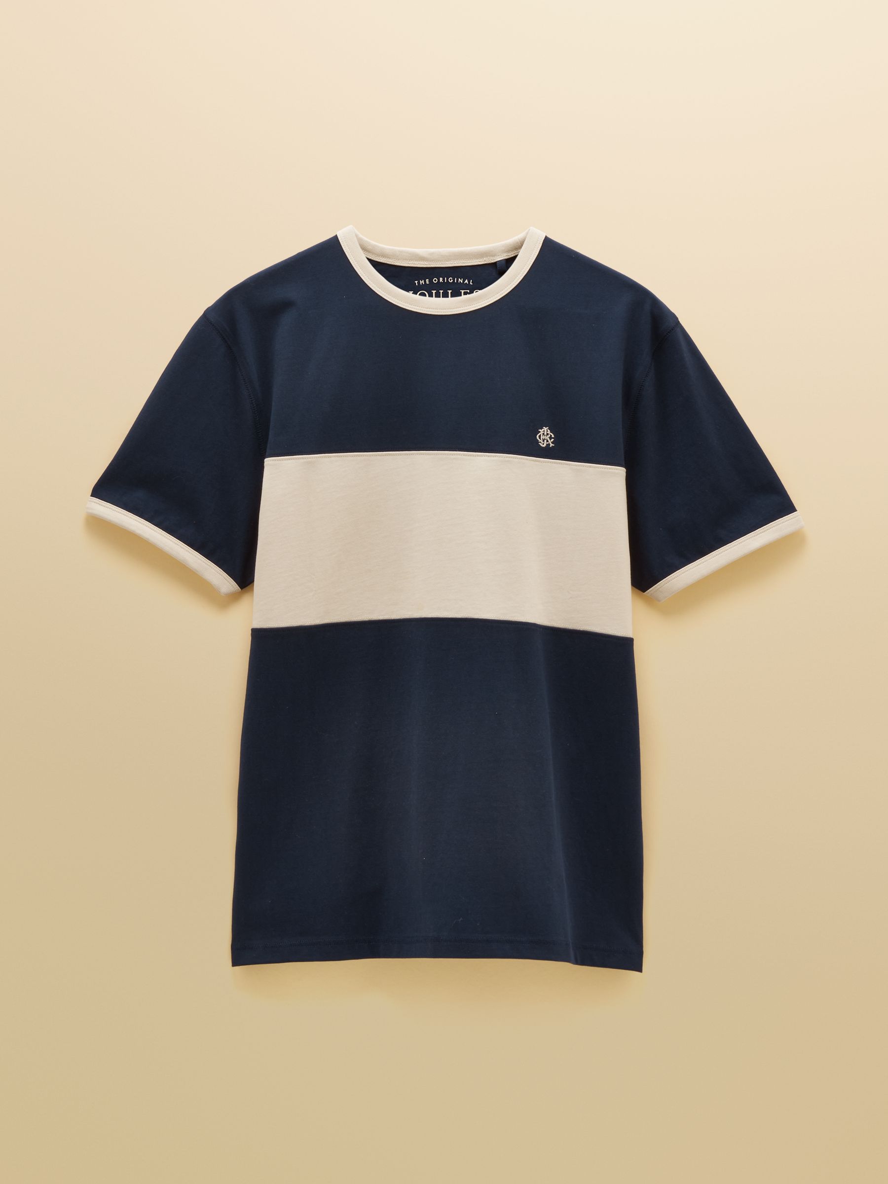 Rugby Club Navy Crew Neck Cotton T-Shirt - Image 6 of 6