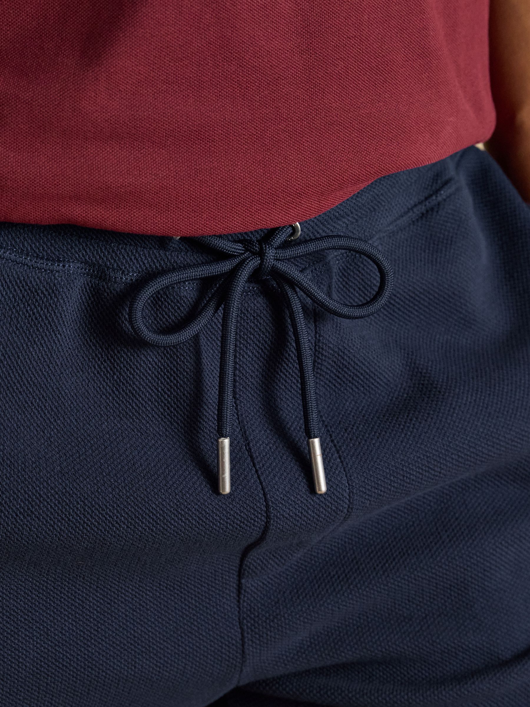 Navy Cotton Pique Jogger - Image 5 of 7