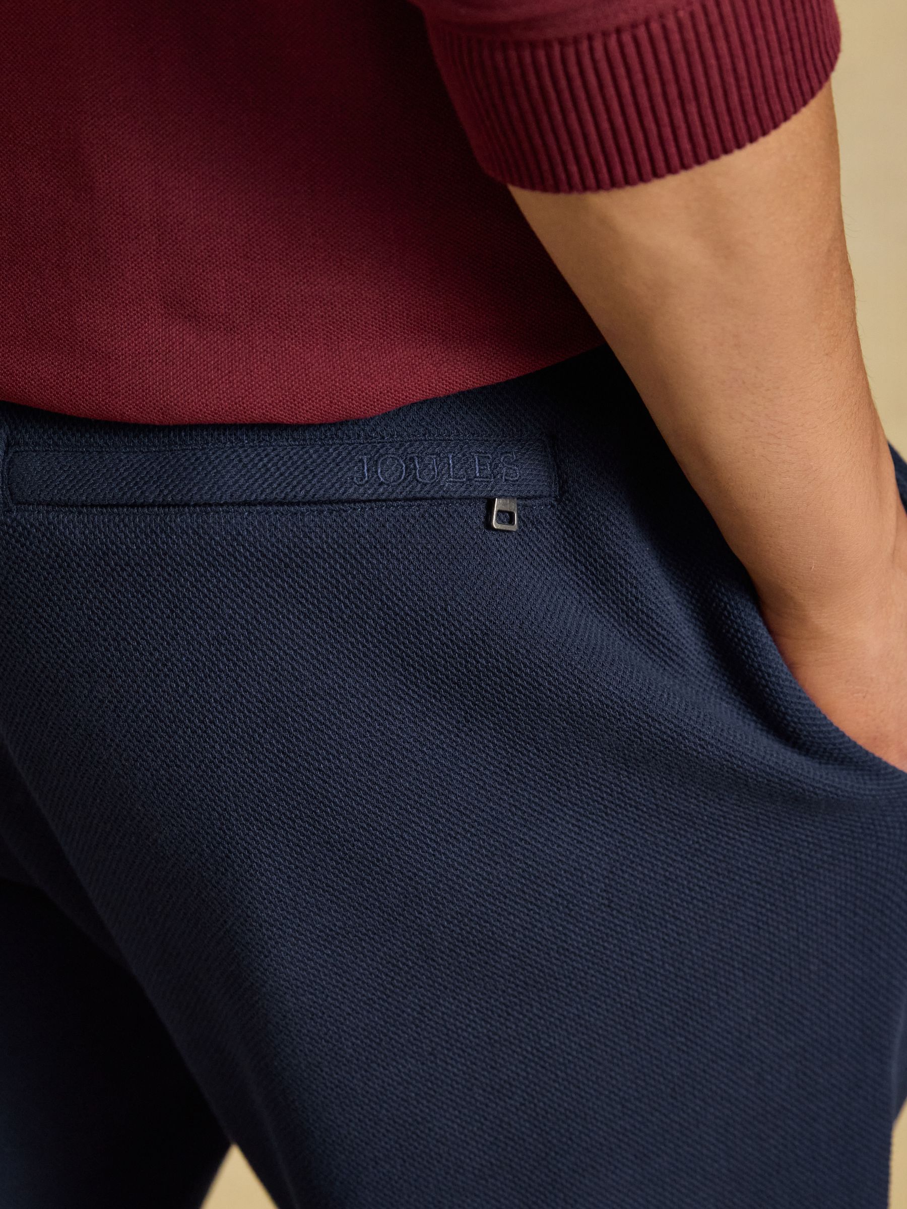 Navy Cotton Pique Jogger - Image 6 of 7