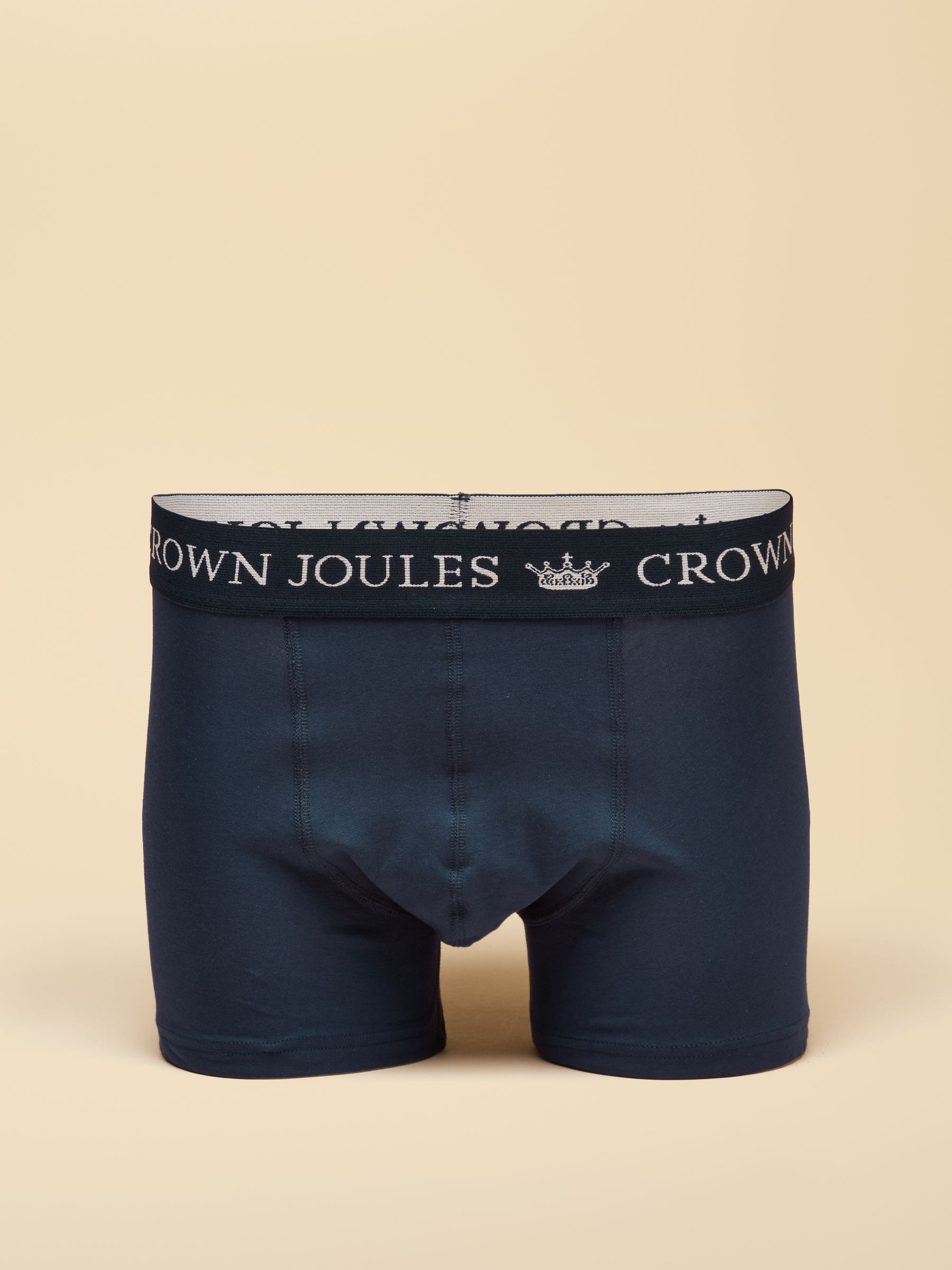 Navy/Burgandy Cotton Jersey Boxer Shorts 5 Pack - Image 4 of 8