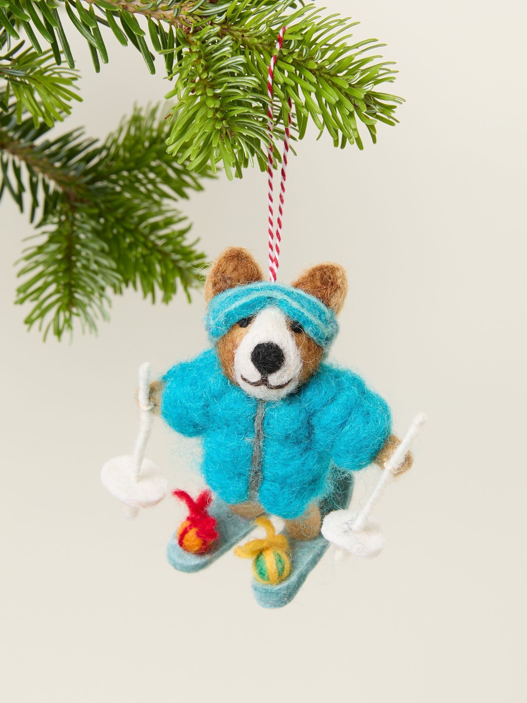 Multi Felt Dog Decoration - Image 1 of 2