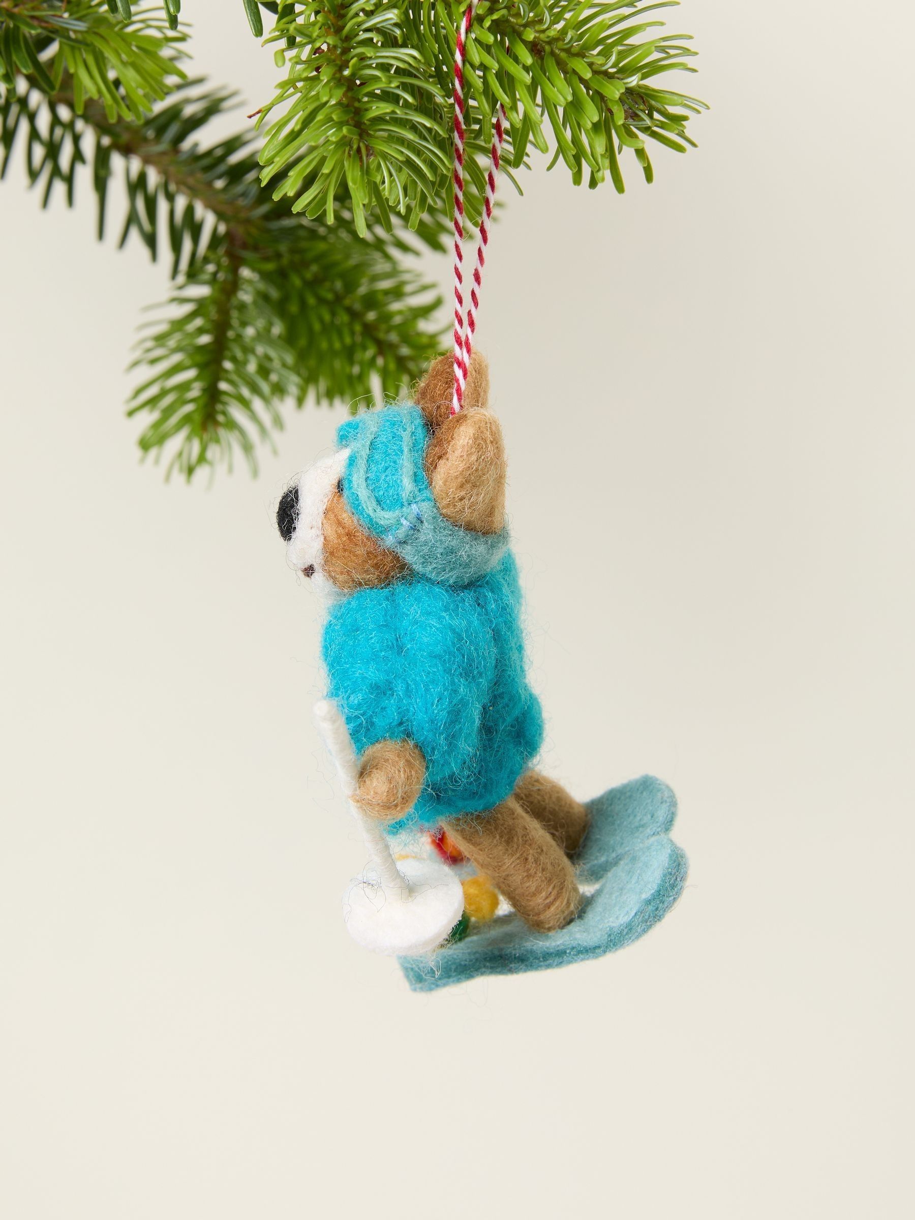 Multi Felt Dog Decoration - Image 2 of 2