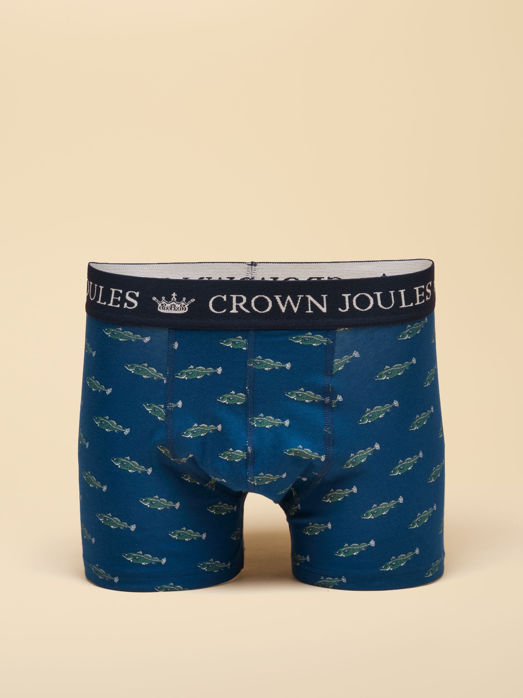 Navy Cotton Jersey Boxer Shorts 5 Pack - Image 3 of 7