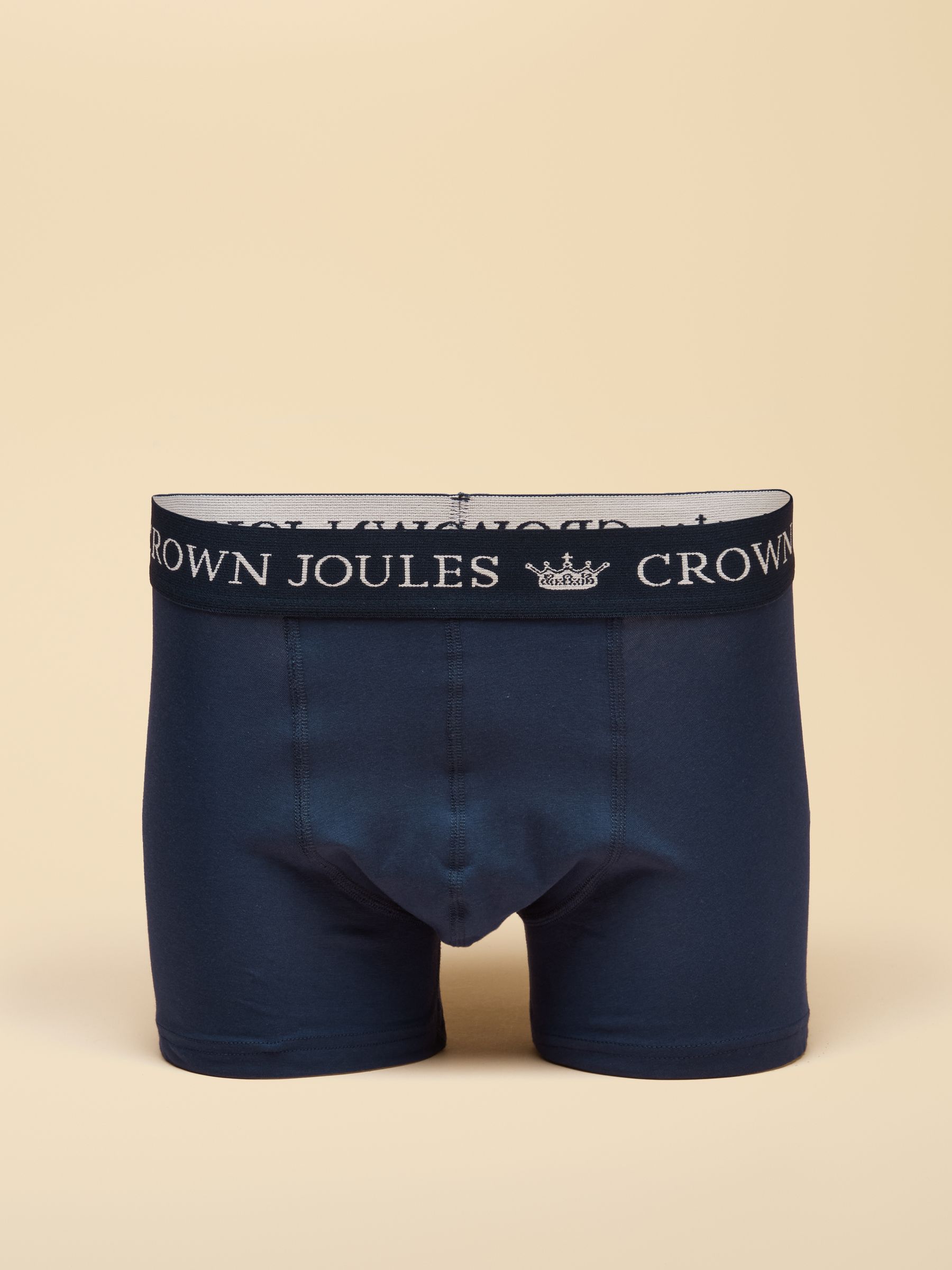 Navy Cotton Jersey Boxer Shorts 5 Pack - Image 6 of 7
