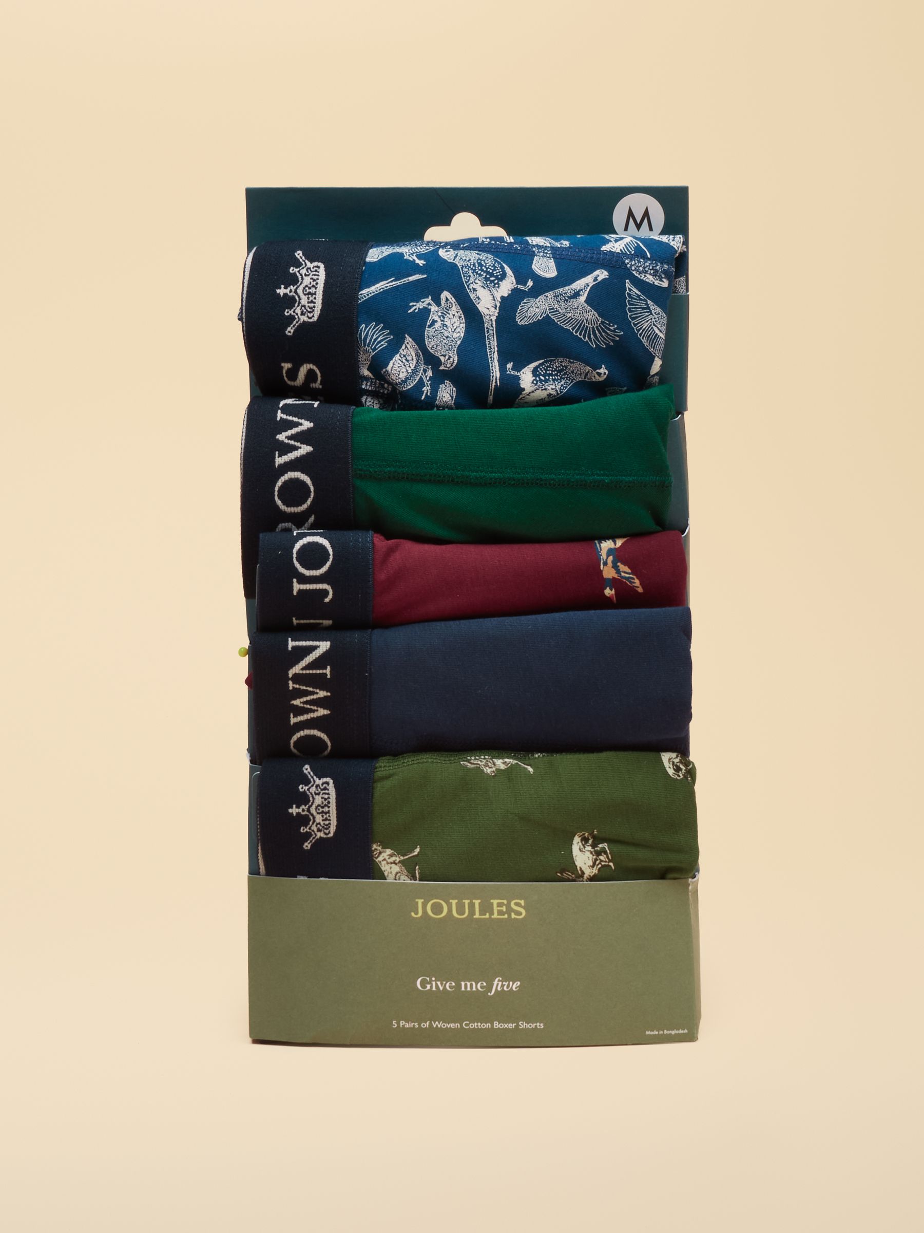 Multi Animal Cotton Jersey Boxer Shorts 5 Pack - Image 7 of 8