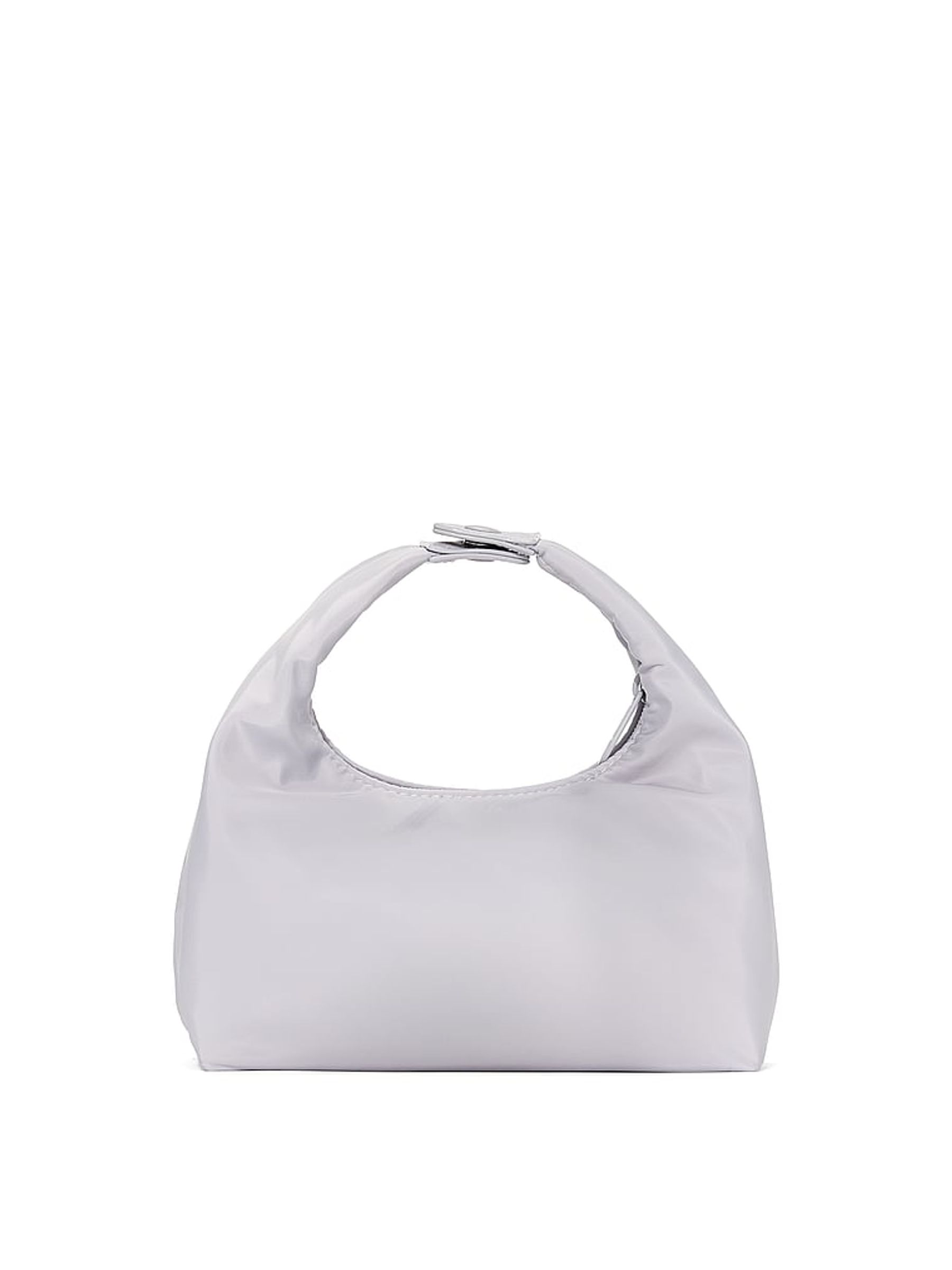 Dusty Lilac Purple Diamante Nylon Bag - Image 2 of 3