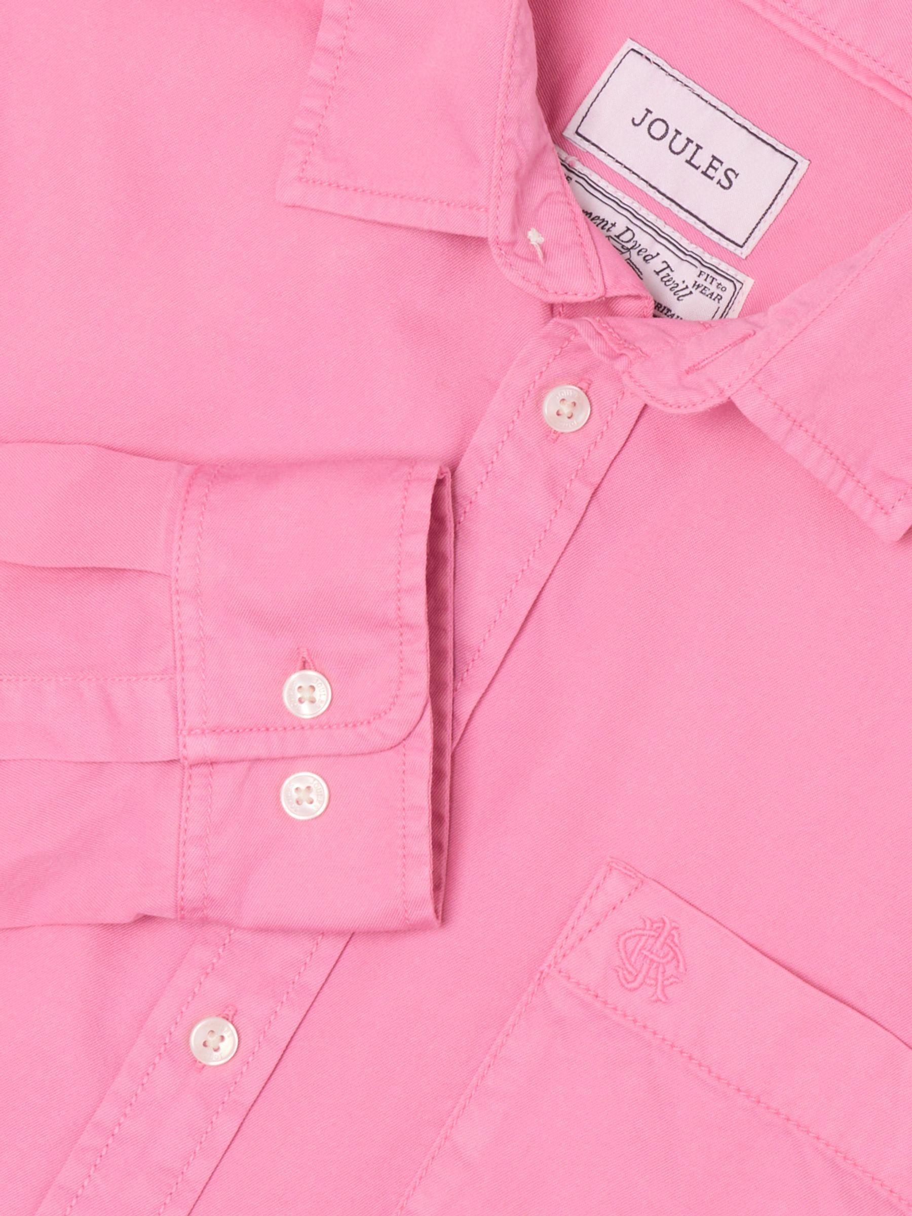 Pink Garment Dyed Cotton Twill Long Sleeve Shirt - Image 2 of 11
