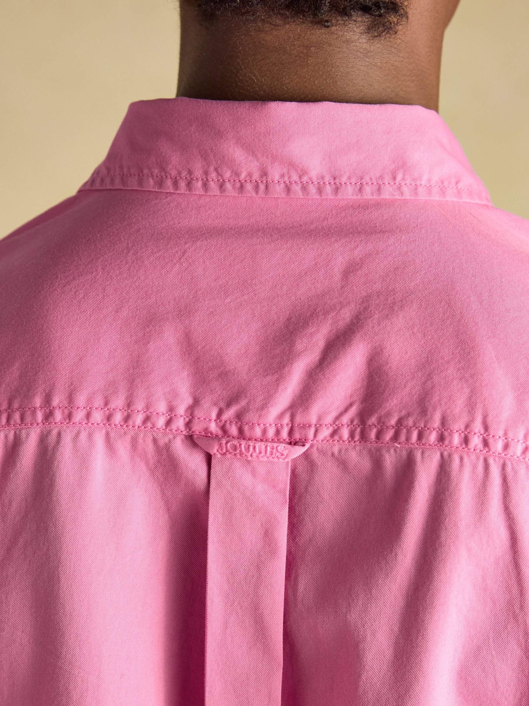 Pink Garment Dyed Cotton Twill Long Sleeve Shirt - Image 9 of 11