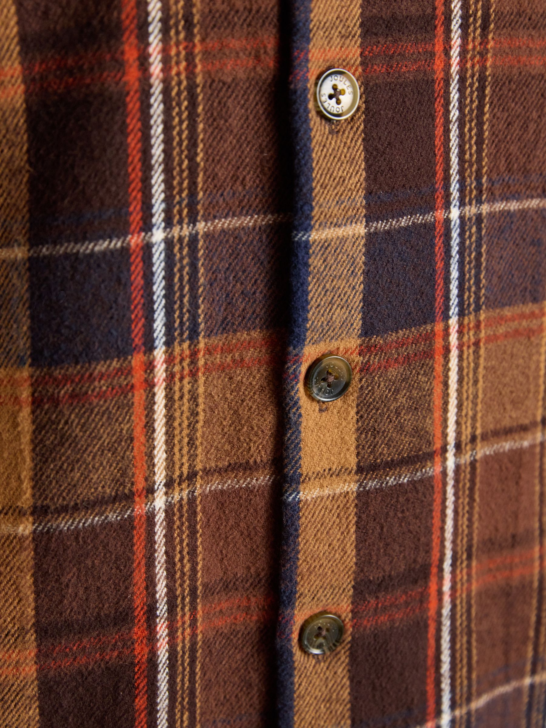 Brown Check Flannel Overshirt - Image 10 of 11