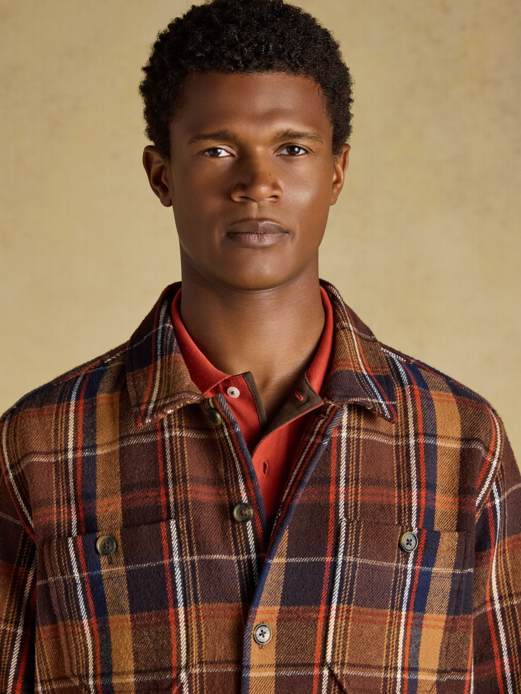 Brown Check Flannel Overshirt - Image 9 of 11