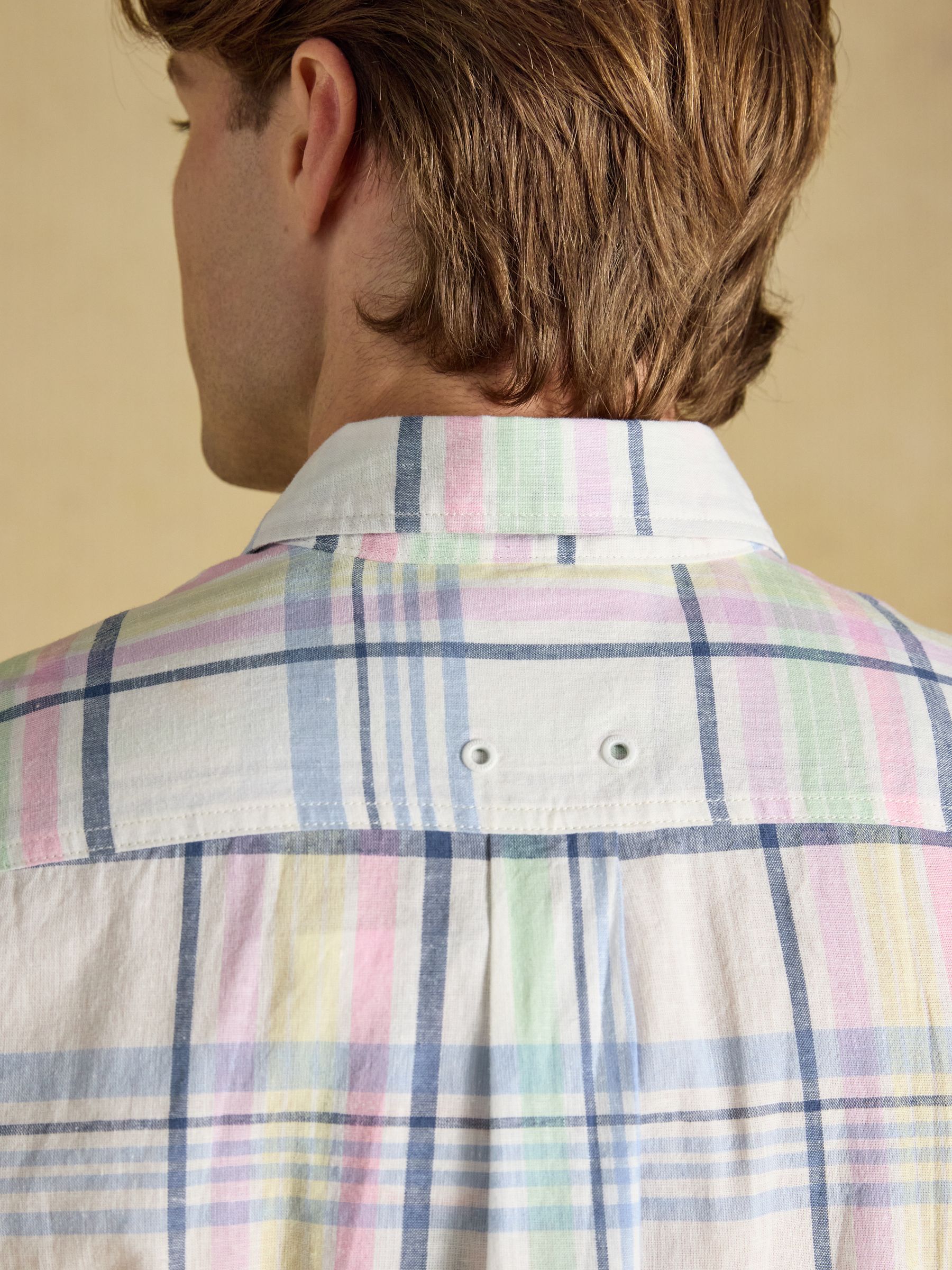 Multi Linen Blend Long Sleeve Shirt - Image 4 of 7