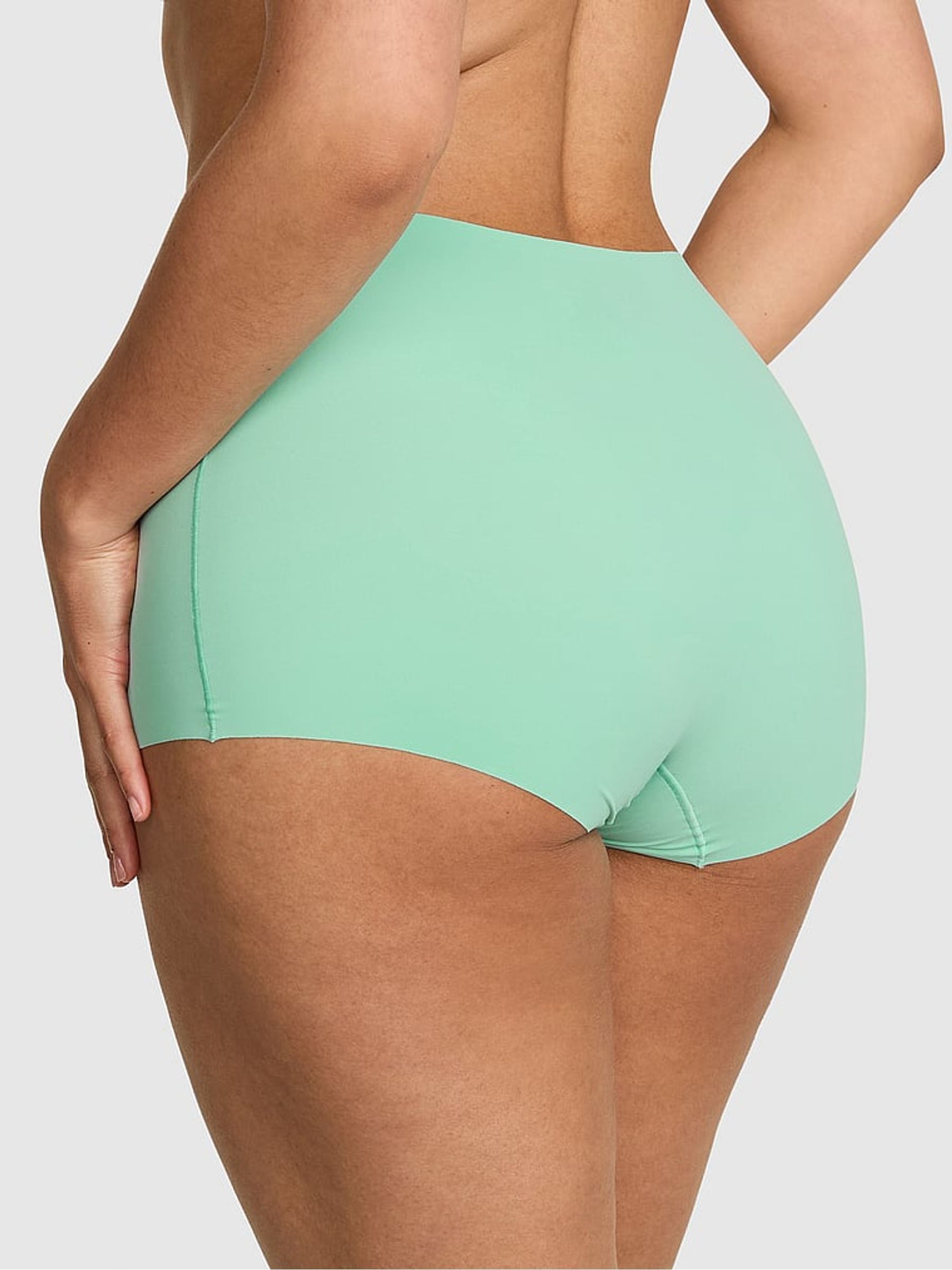 Sea Green Short No Show Knickers - Image 2 of 2 Sea Green Short No Show Knickers - Image 2 of 2