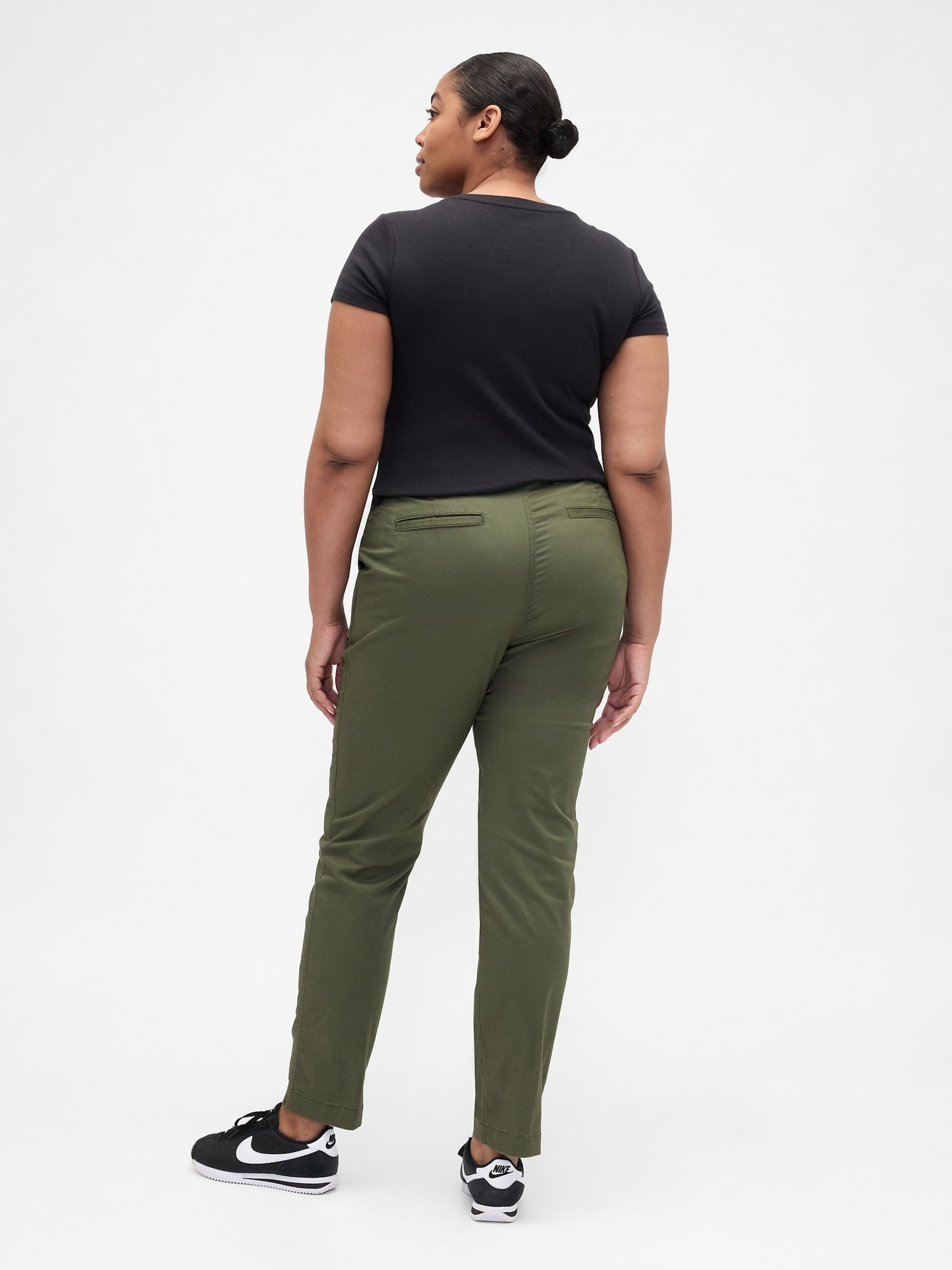 Green Mid Rise Downtown Chinos - Image 6 of 6