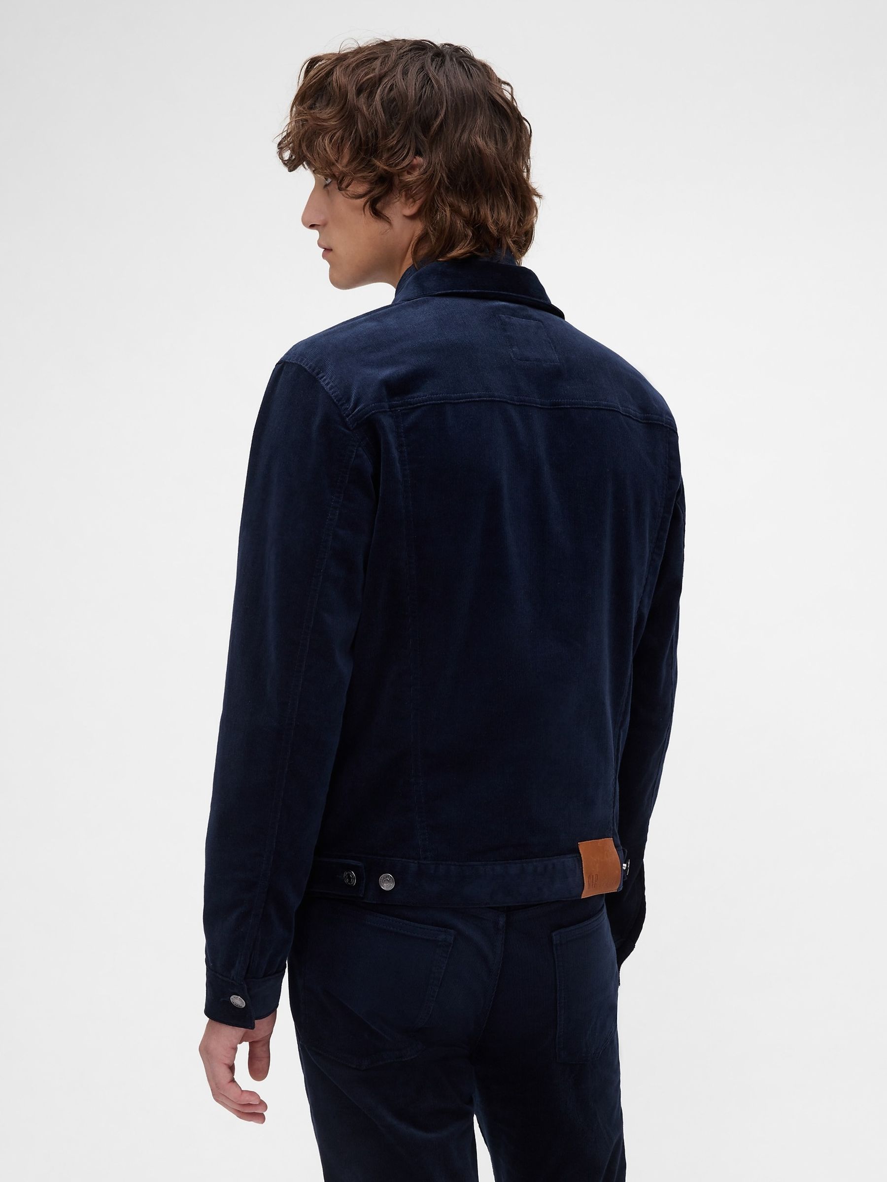GapStudio Blue Icon Corduroy Jacket - Image 2 of 6