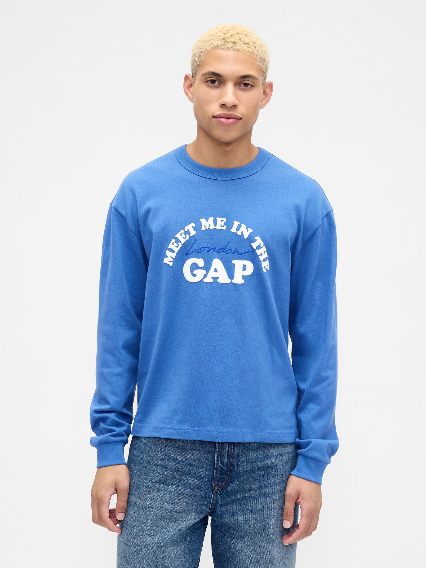 Light Blue London Logo T-Shirt - Image 1 of 4