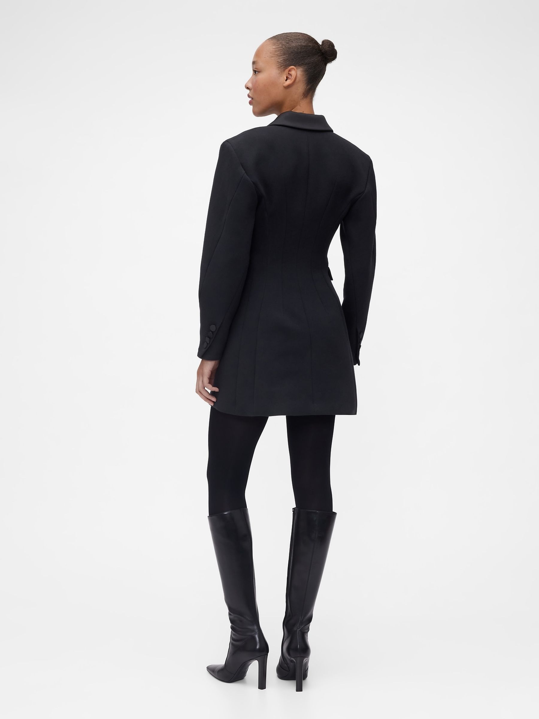 GapStudio Black Tailored Blazer Dress - Image 2 of 5
