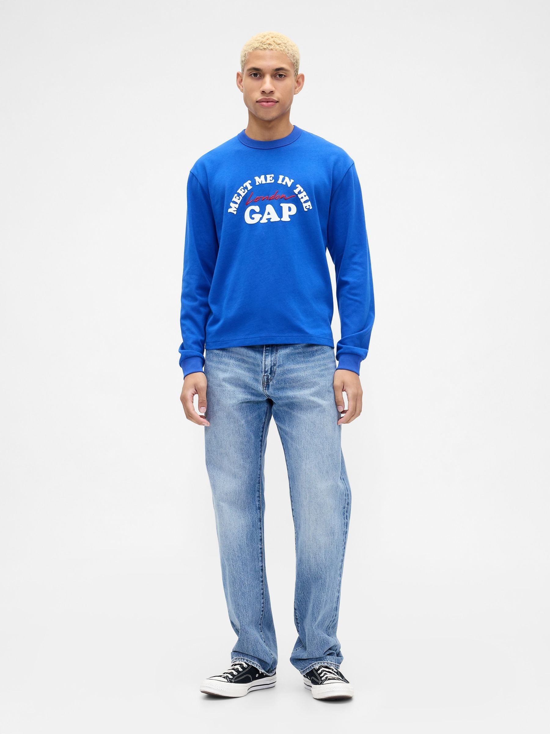 Blue London Logo T-Shirt - Image 3 of 4