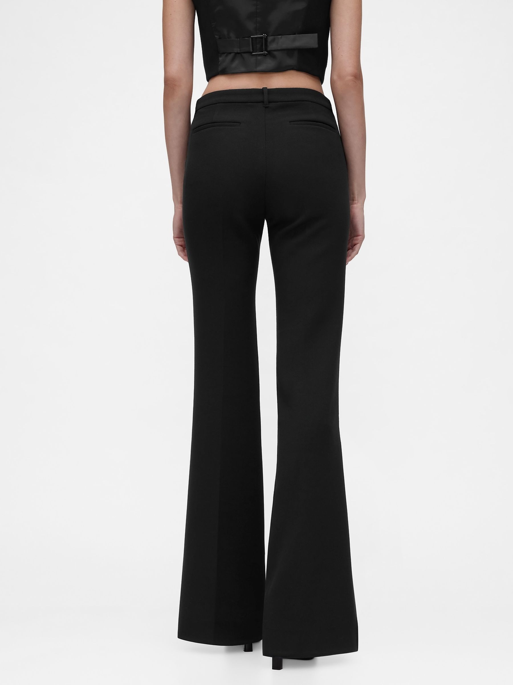 GapStudio Black Low Rise Bootcut Trousers - Image 2 of 6