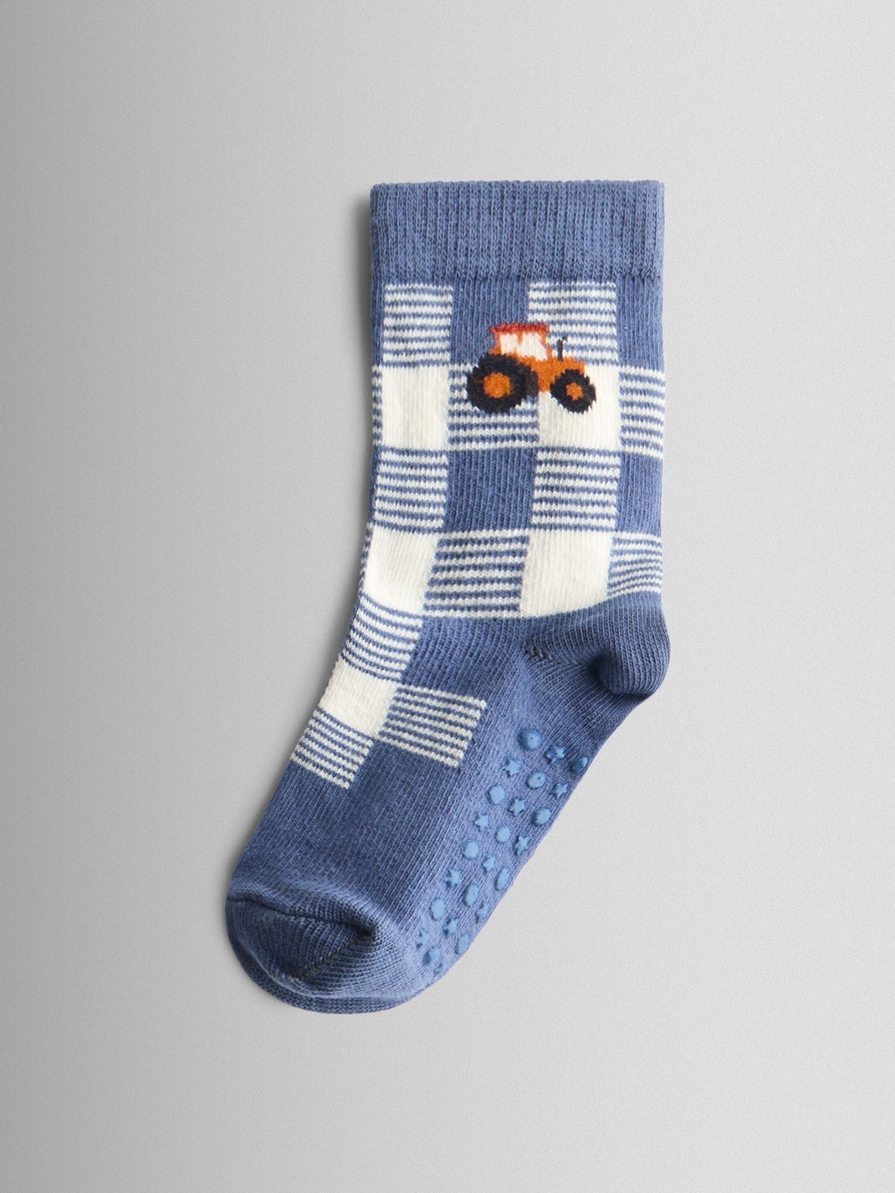 Fawn Tractor Socks 3 Pack - Image 4 of 5