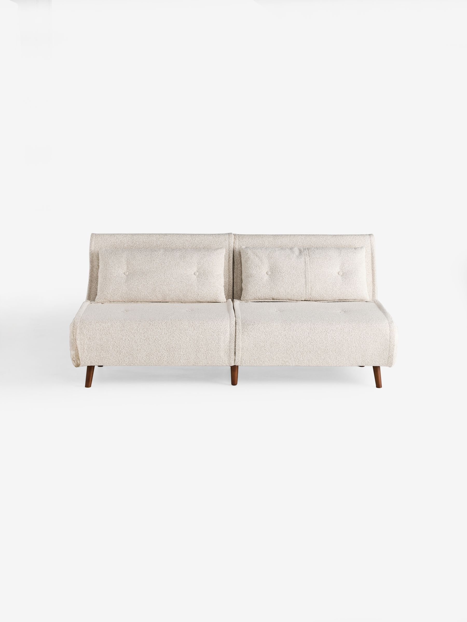 Haru 4 Seater Sofa Bed in Off White Natural Pax Boucle - Image 5 of 6