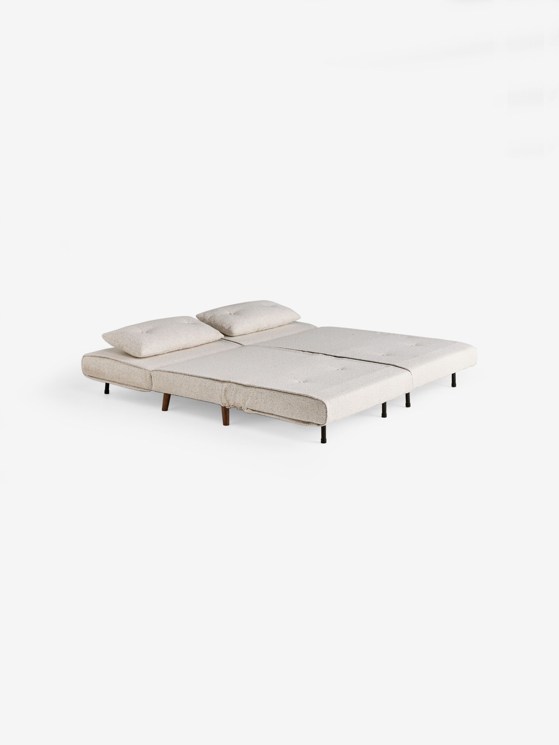 Haru 4 Seater Sofa Bed in Off White Natural Pax Boucle - Image 6 of 6