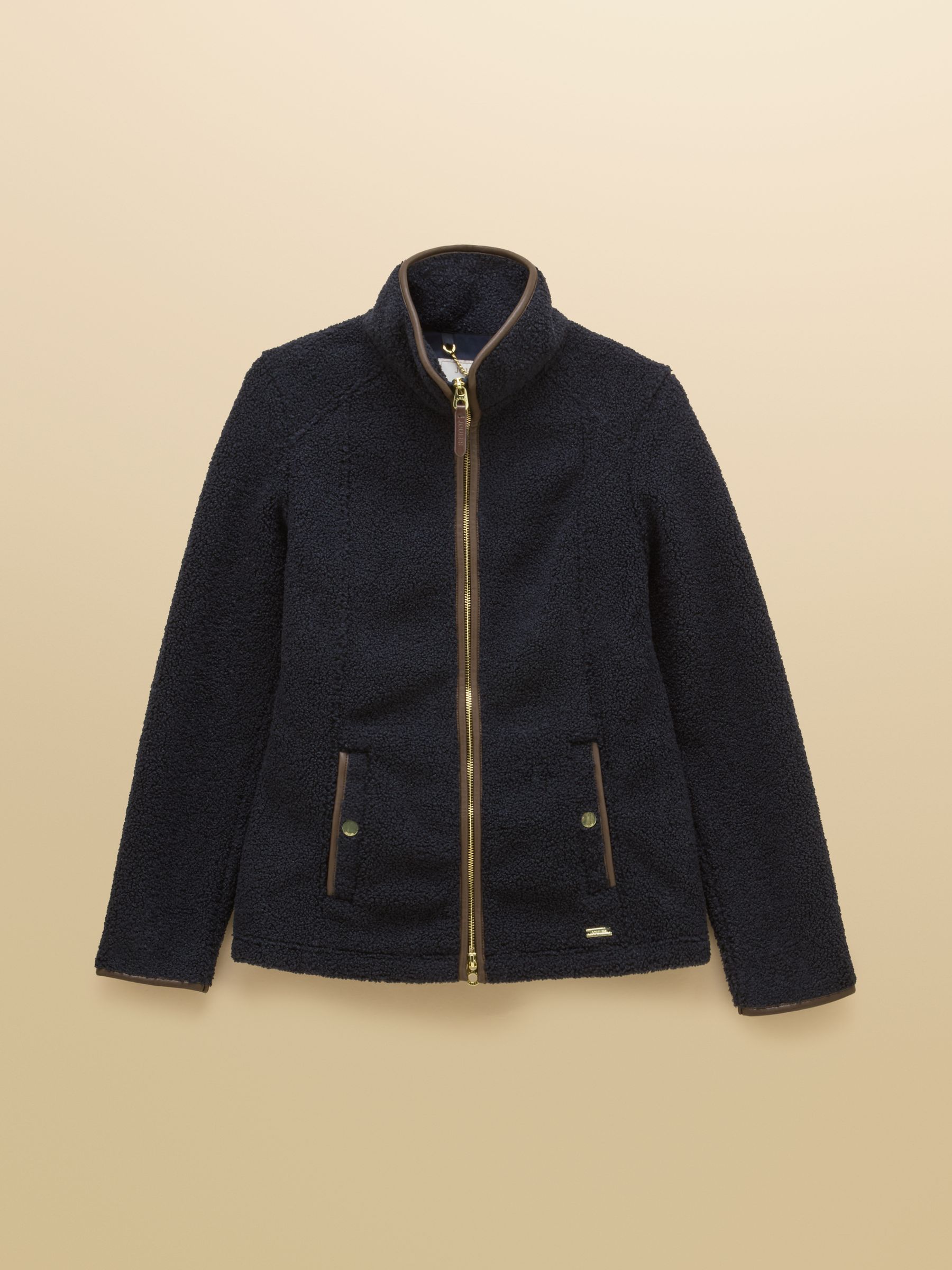 Heritage Navy Regular Zip Through Borg Fleece - Image 10 of 10
