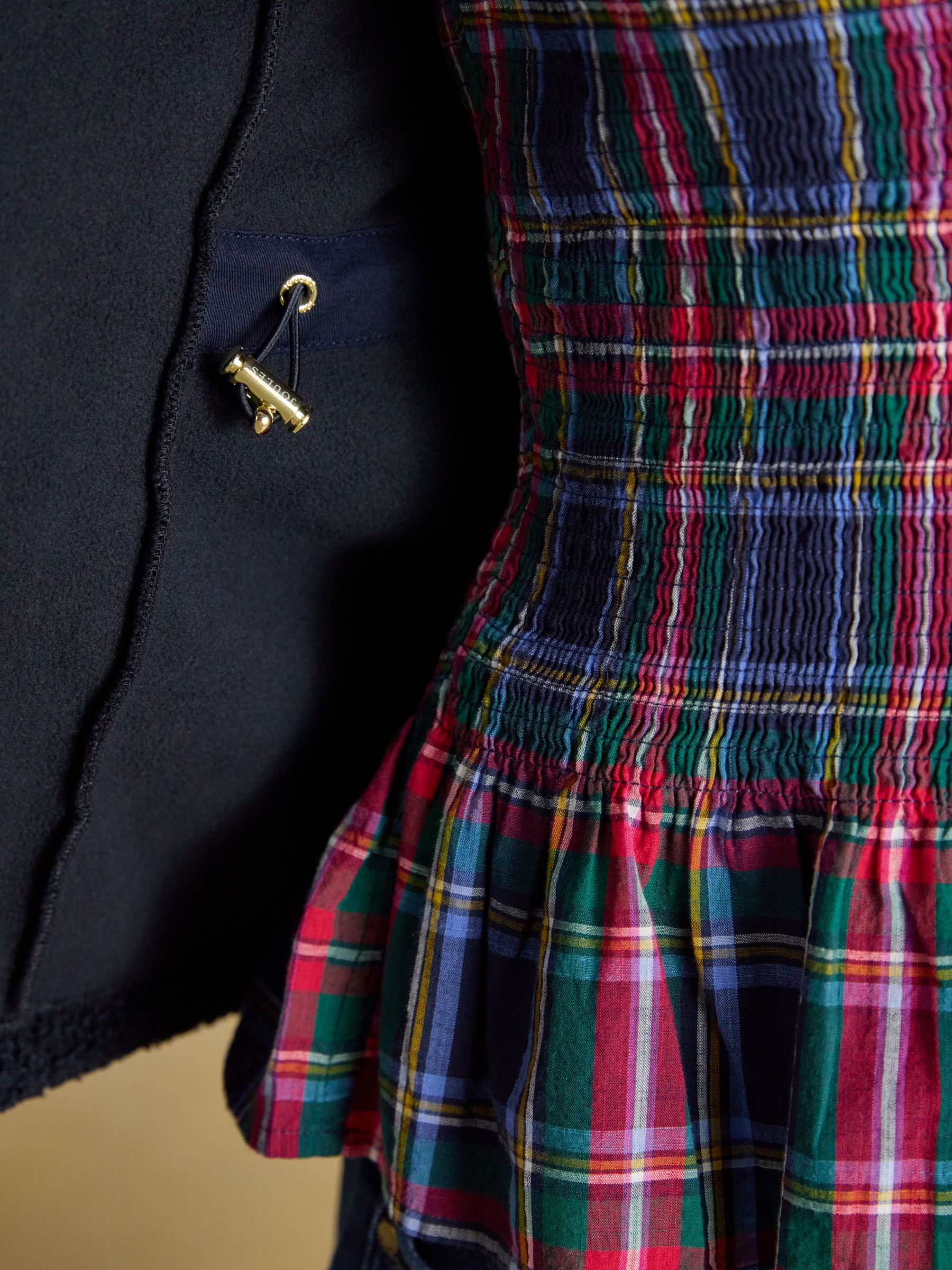 Heritage Navy Regular Zip Through Borg Fleece - Image 8 of 10