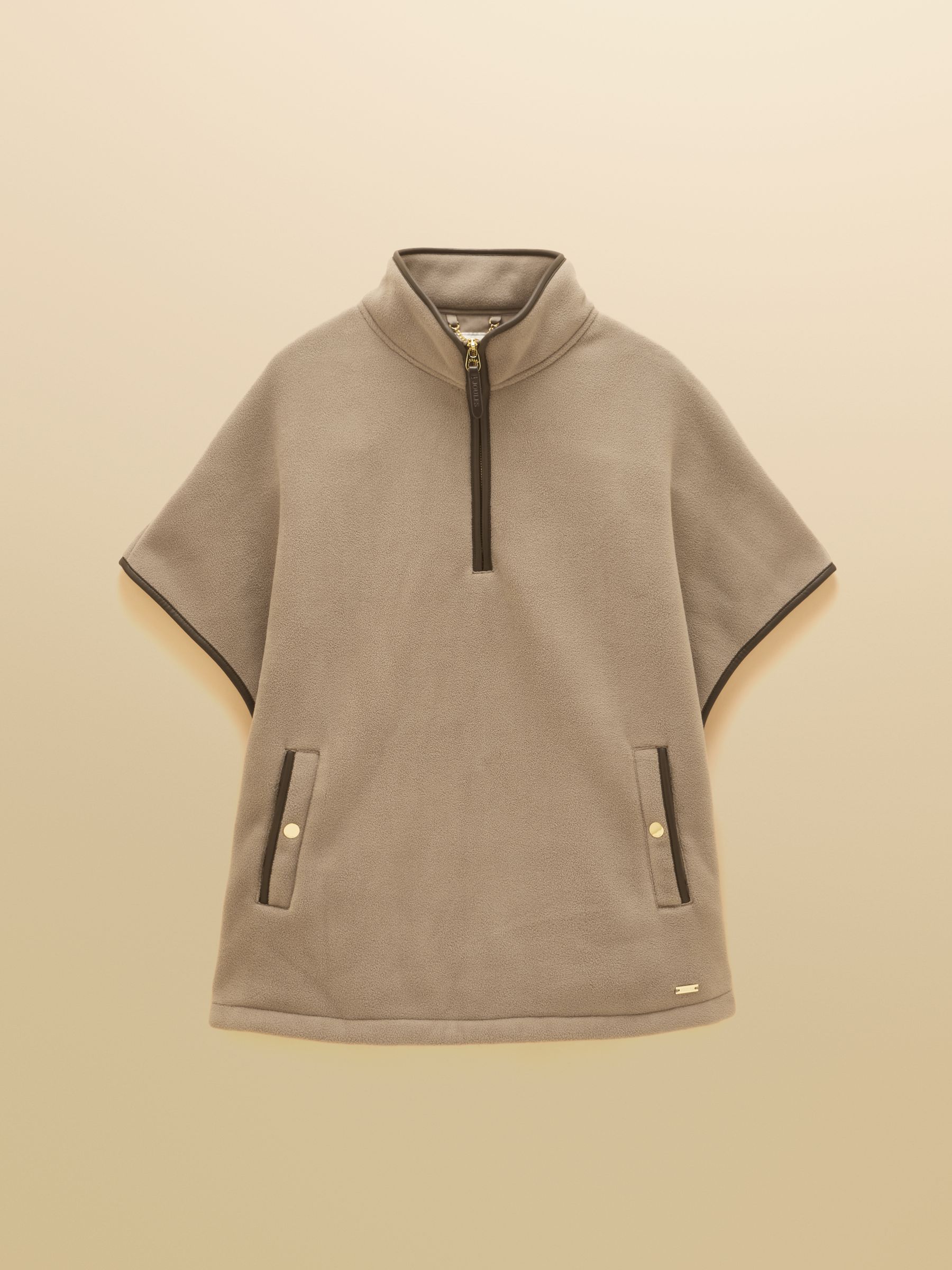Heritage Mink Brown Polar Fleece Short Cape - Image 9 of 9 Heritage Mink Brown Polar Fleece Short Cape - Image 9 of 9