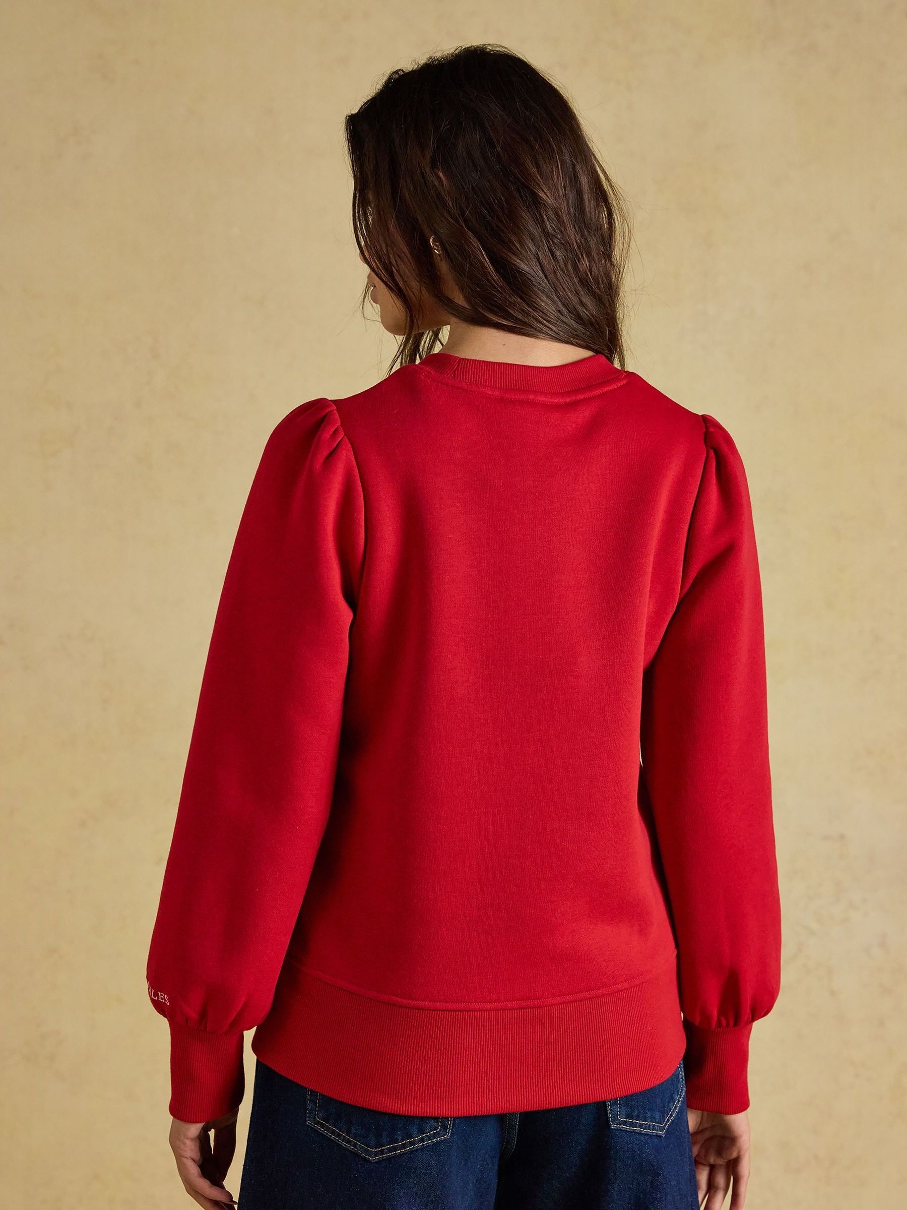 Red Nice Baubles Crew Neck Christmas Sweatshirt - Image 3 of 8