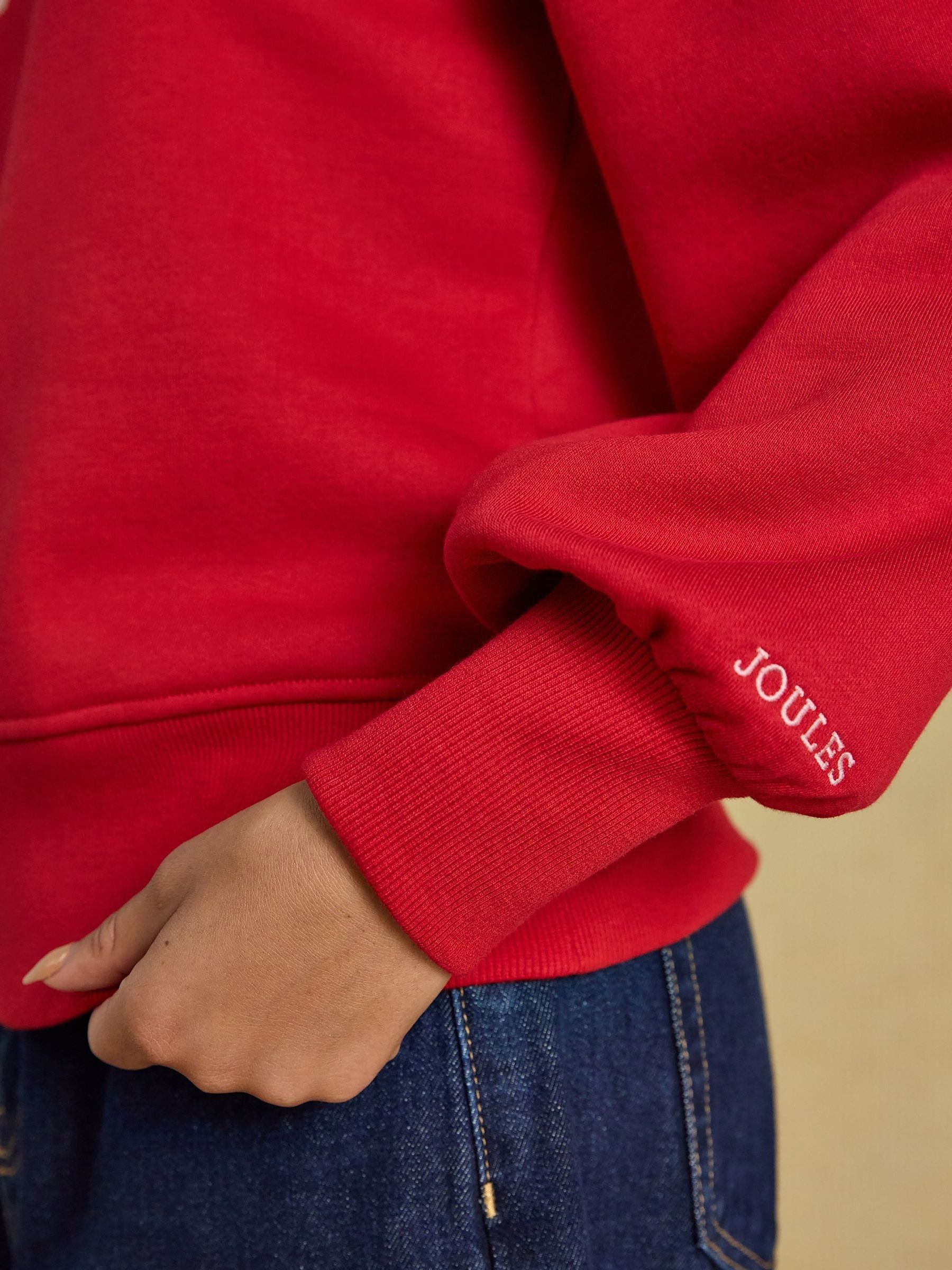 Red Nice Baubles Crew Neck Christmas Sweatshirt - Image 7 of 8