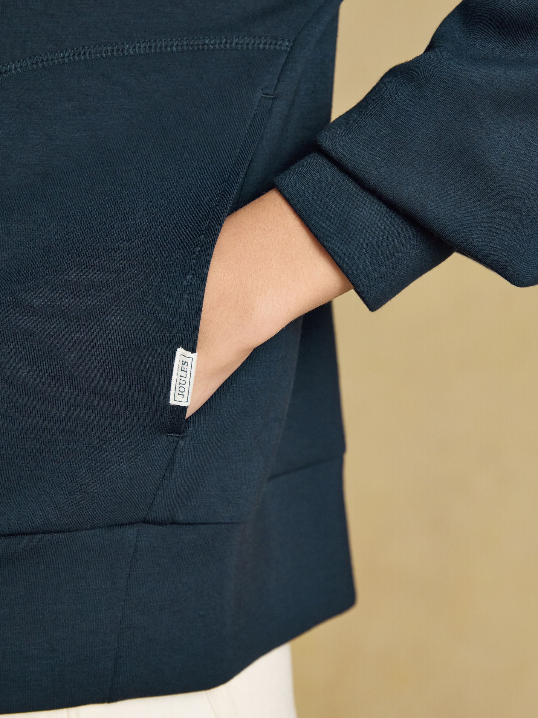 Navy Soft Quarter Zip Sweatshirt - Image 6 of 7