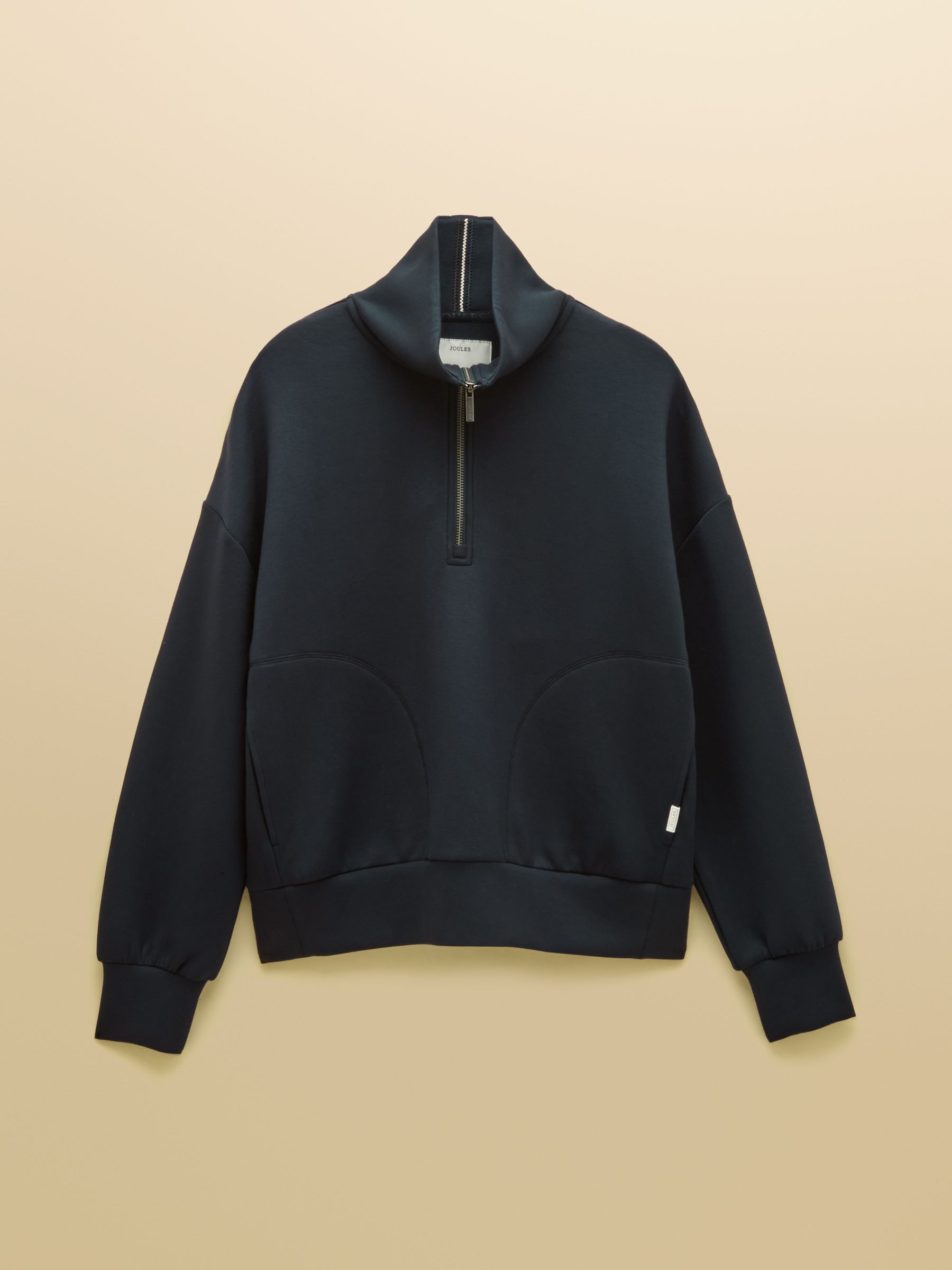 Navy Soft Quarter Zip Sweatshirt - Image 7 of 7