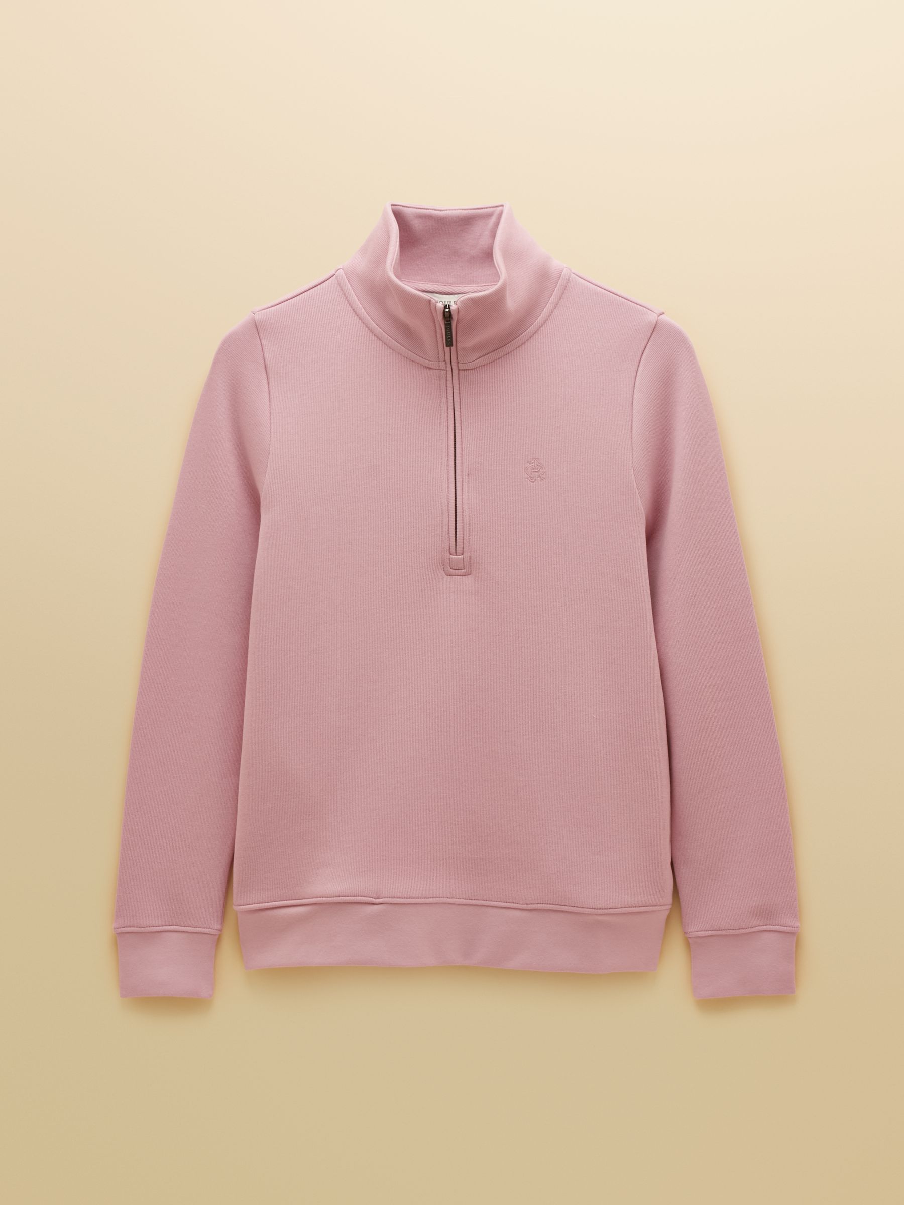 Pink Quarter Zip Funnel Neck Sweatshirt - Image 7 of 7 Pink Quarter Zip Funnel Neck Sweatshirt - Image 7 of 7
