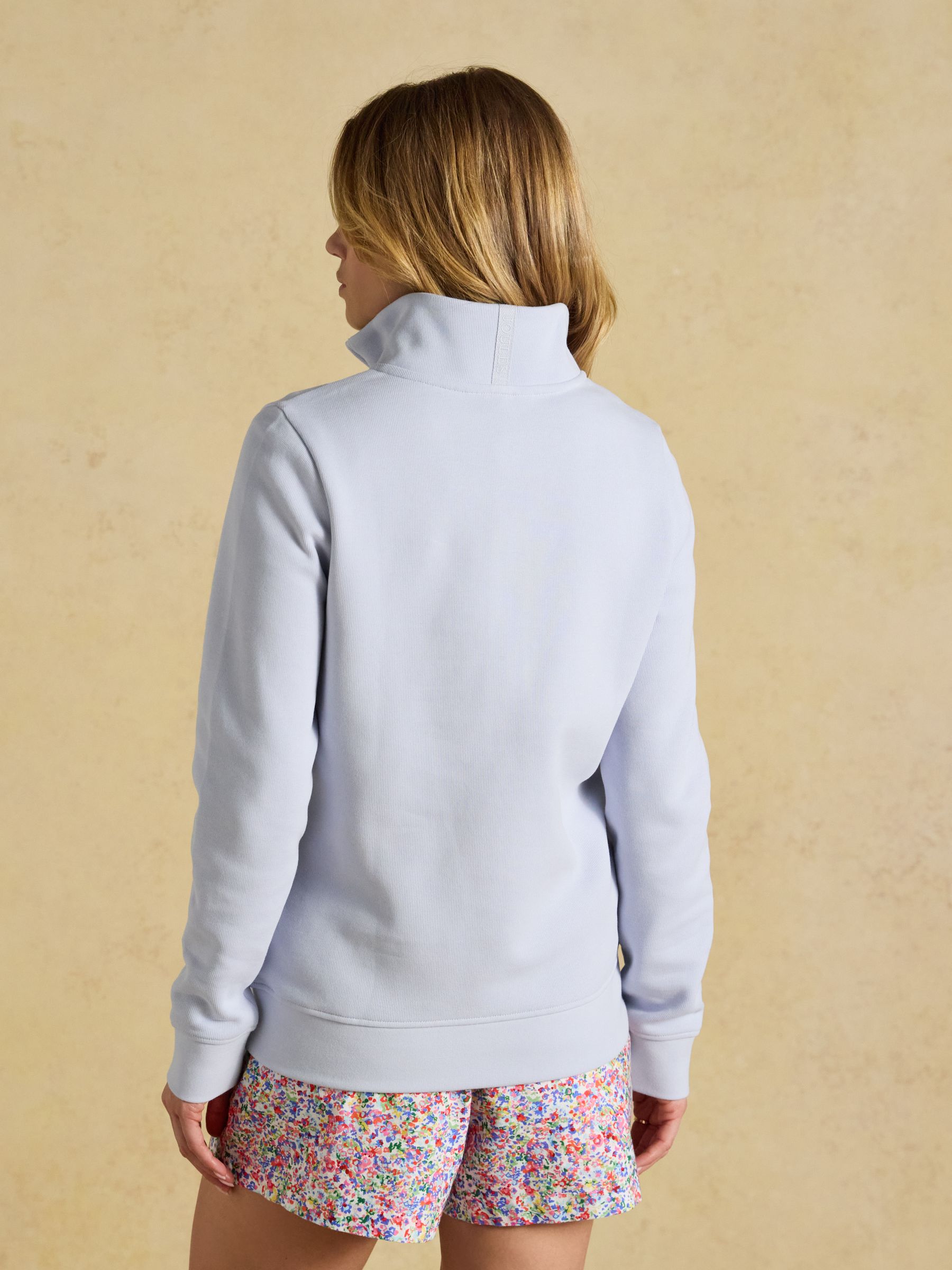 Blue Quarter Zip Funnel Neck Sweatshirt - Image 2 of 7