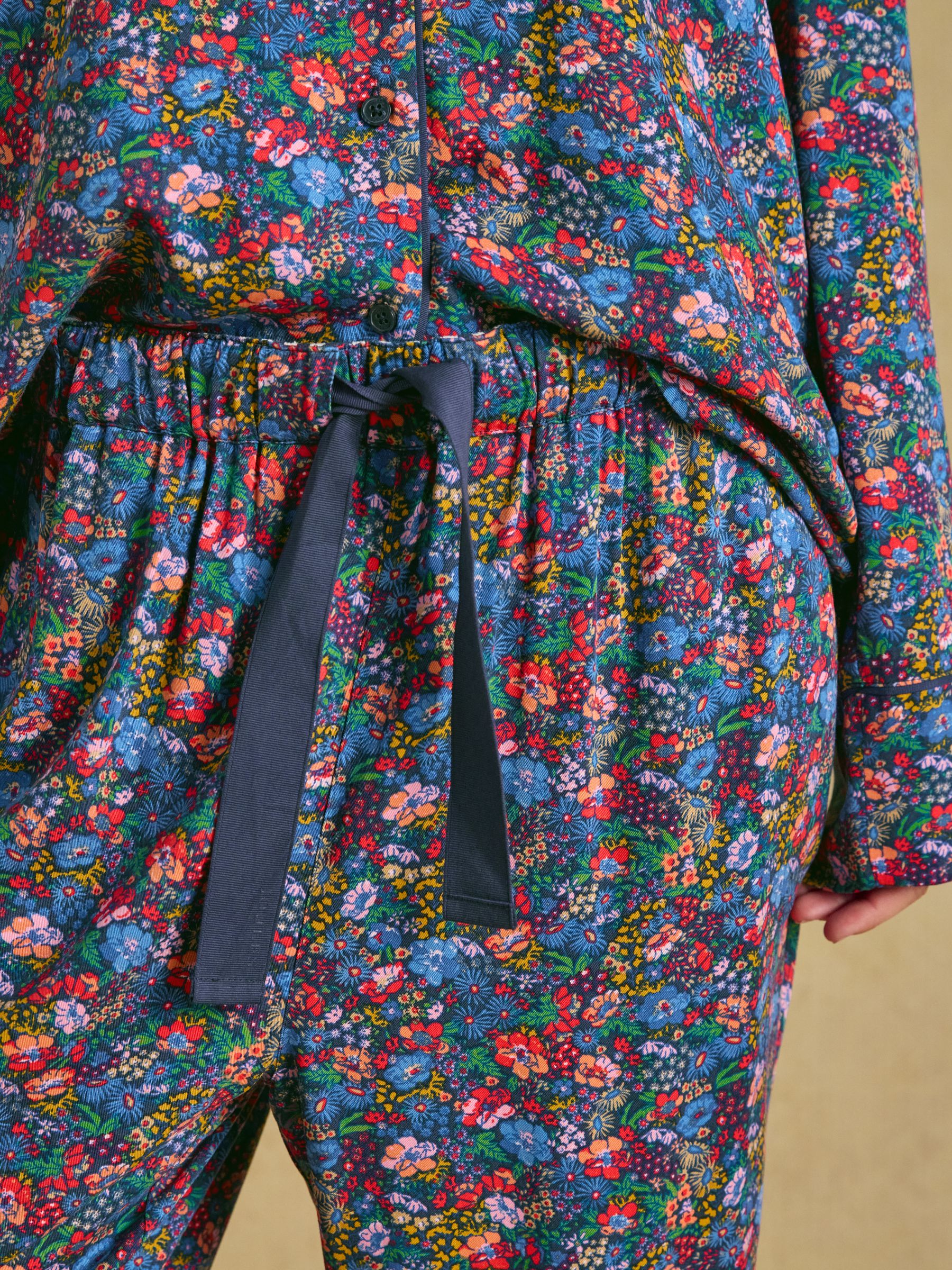 Alma Multi Floral Woven Pyjama Set - Image 6 of 10